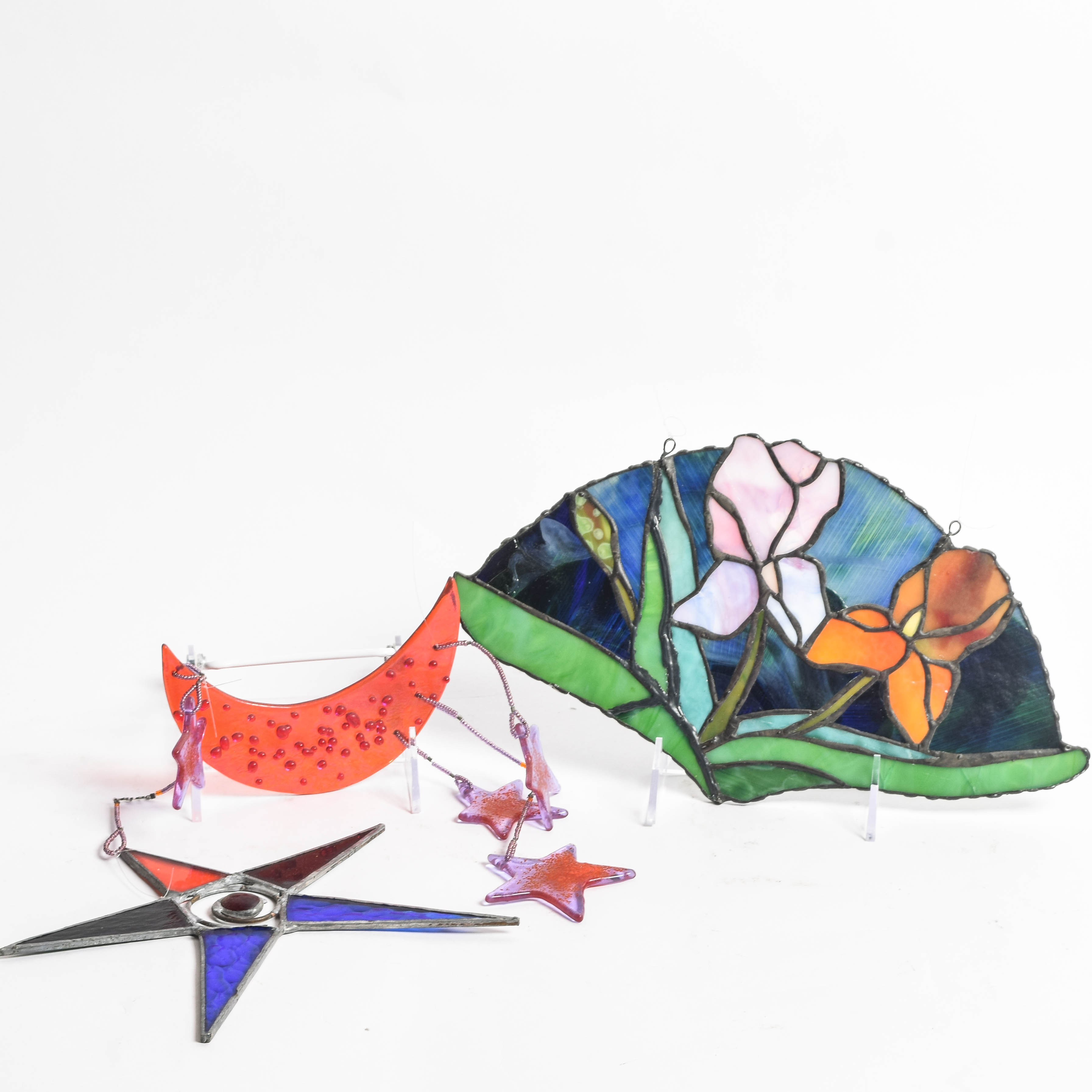 Assortment of Stained Glass Sun Catchers