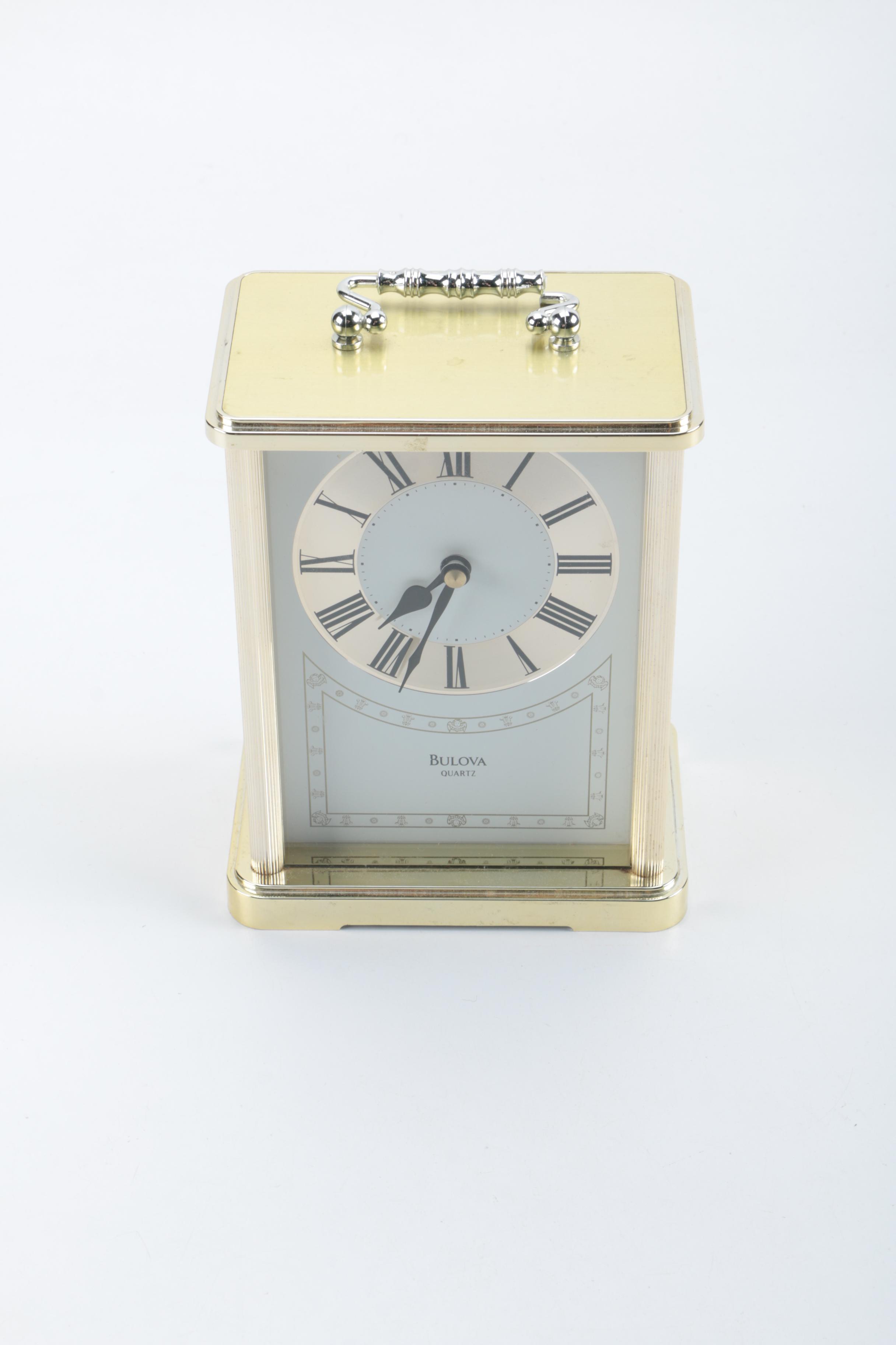 Bulova Quartz Shelf Clock