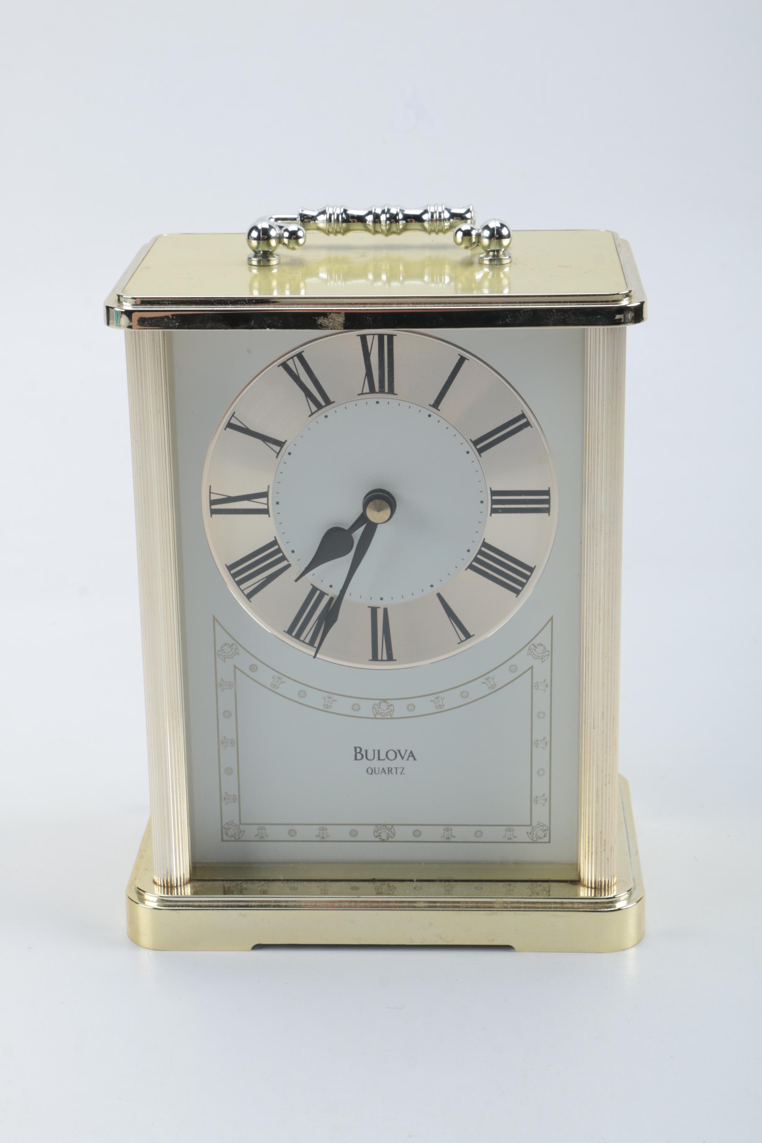 Bulova Quartz Shelf Clock