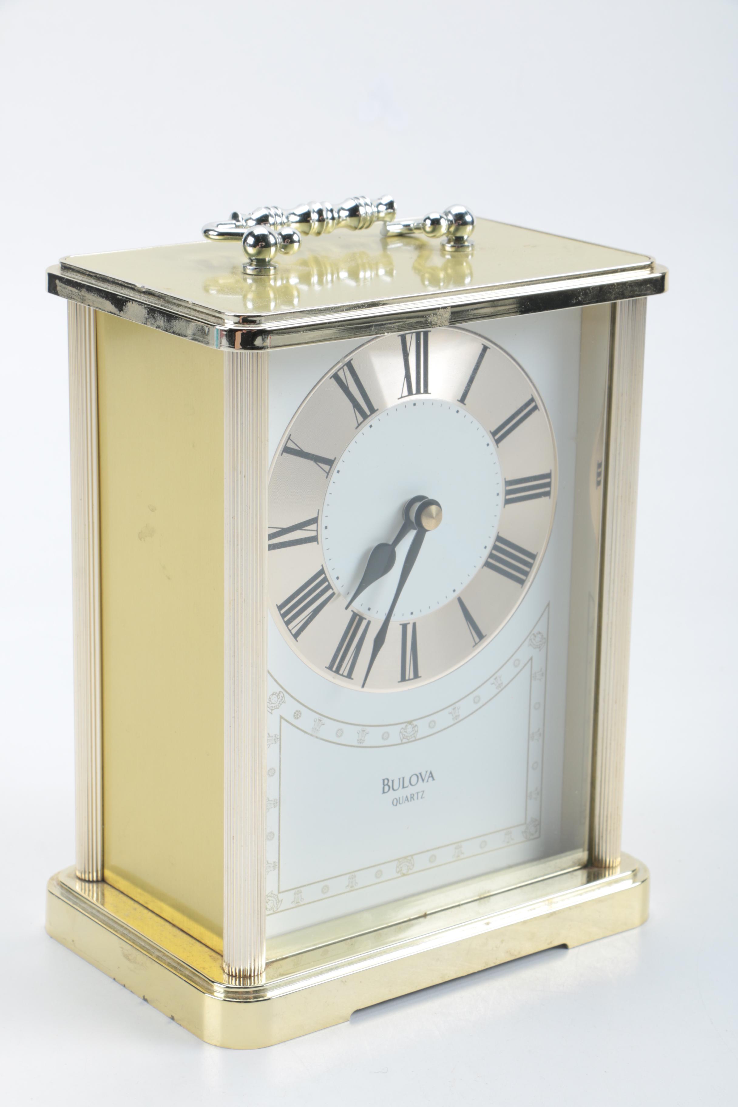 Bulova Quartz Shelf Clock