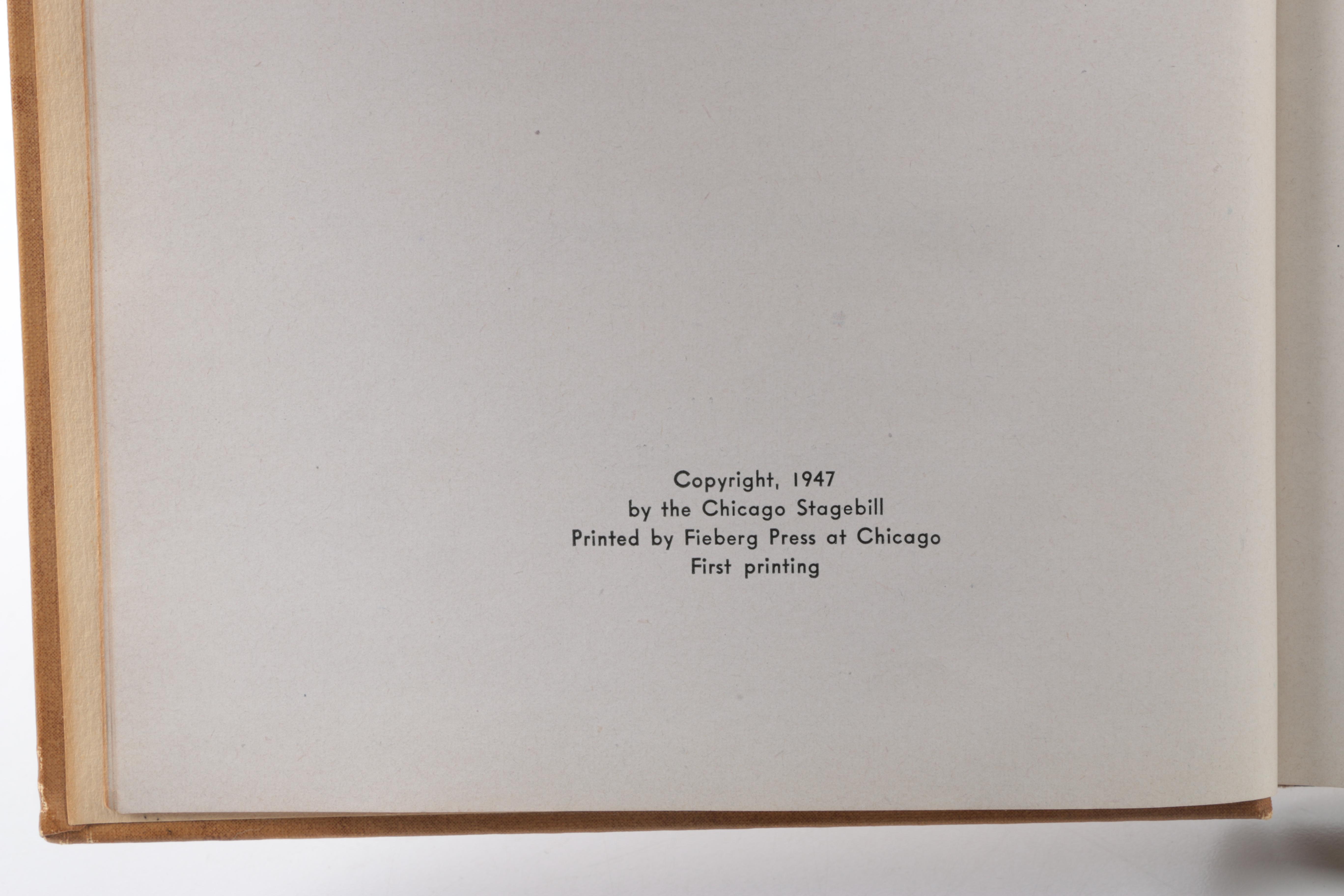 "Chicago Stagebill Yearbook 1947" from Chicago Stagebill