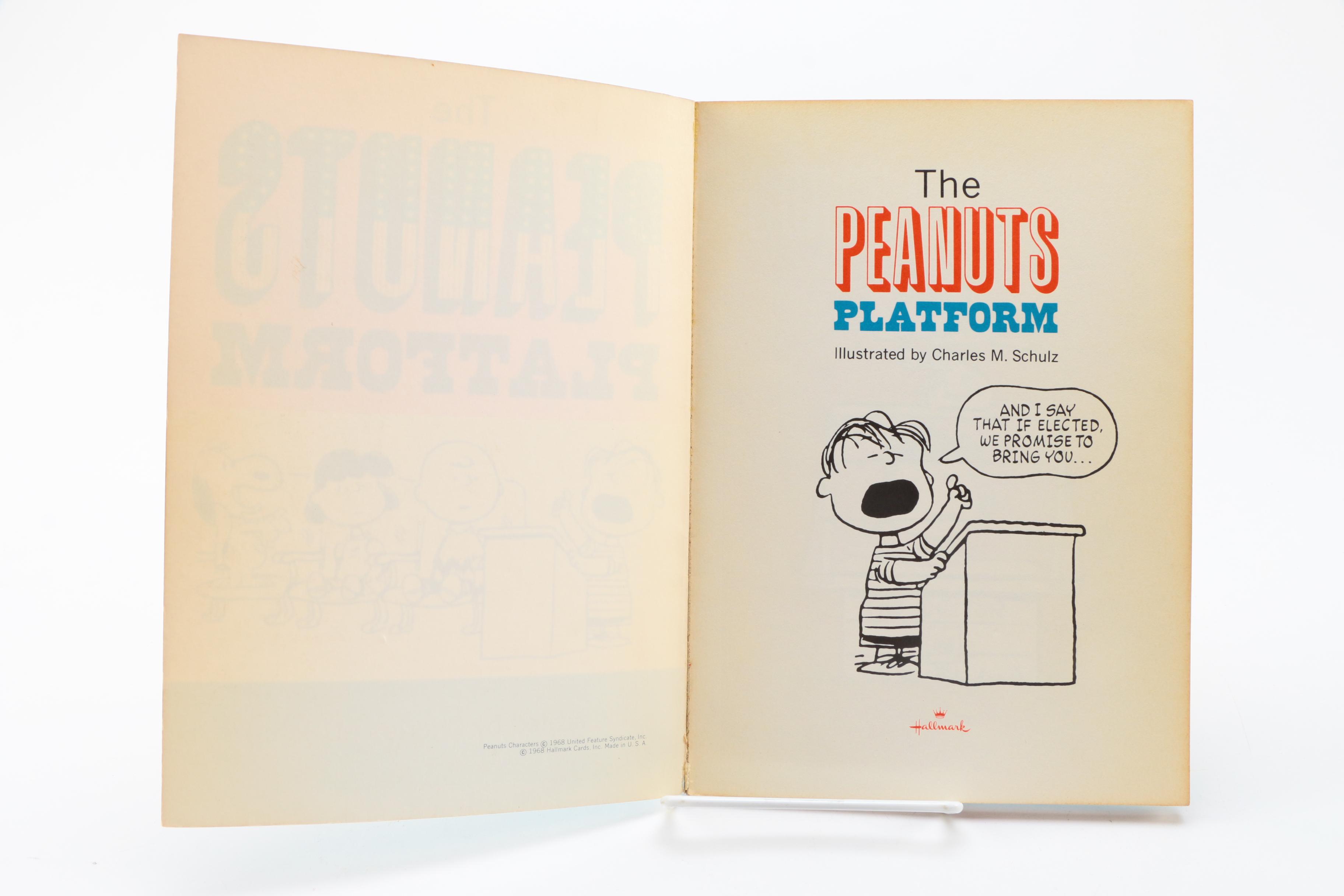 1968 "The Peanuts Platform" Booklet