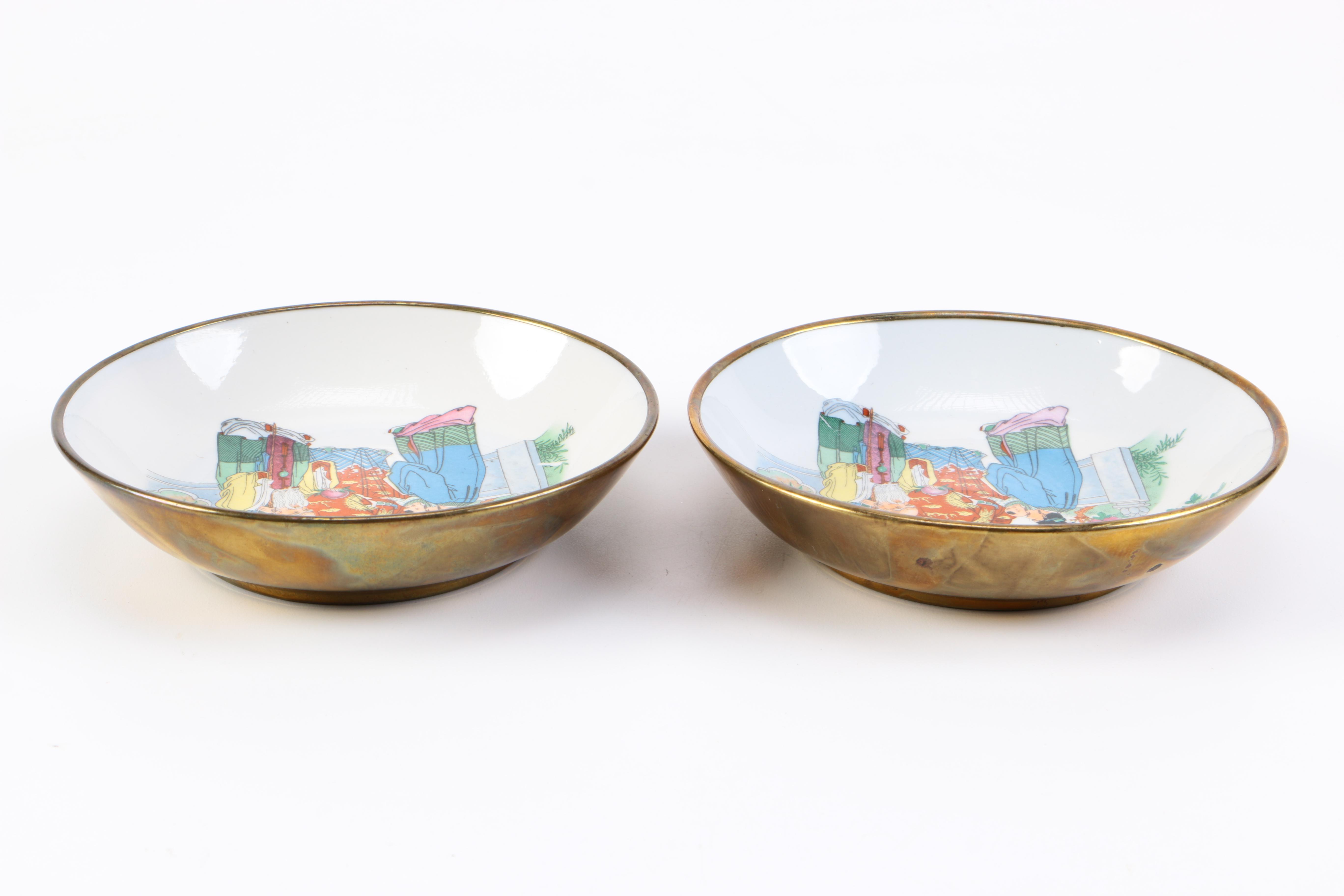 Chinese Porcelain Saucers