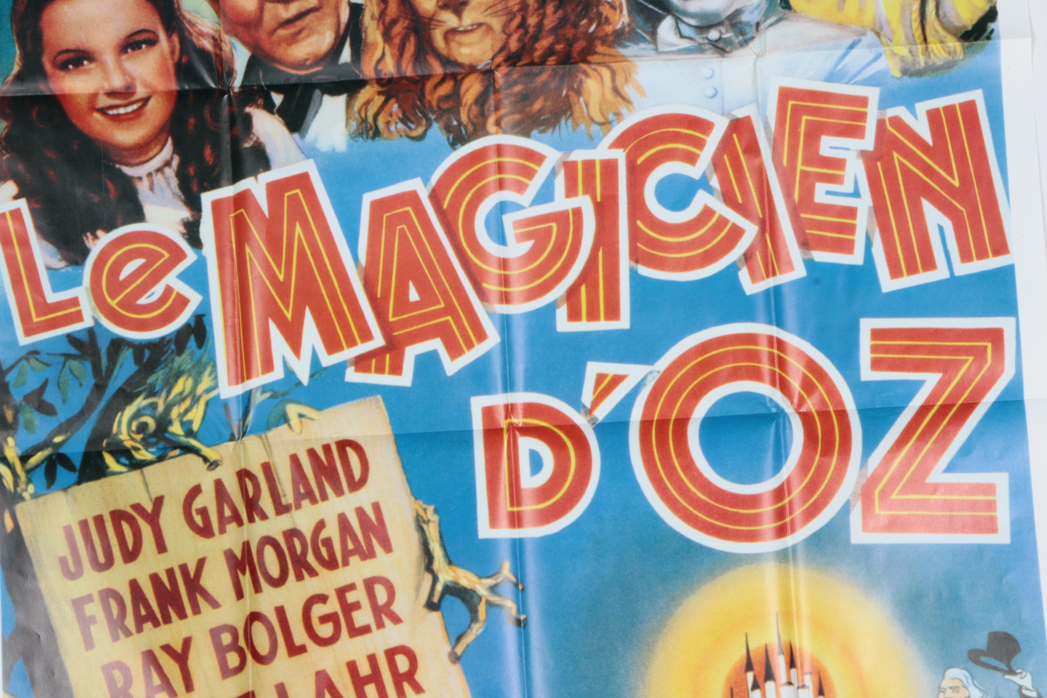 French Film Poster for Metro-Goldwyn-Mayer's "The Wizard of Oz"