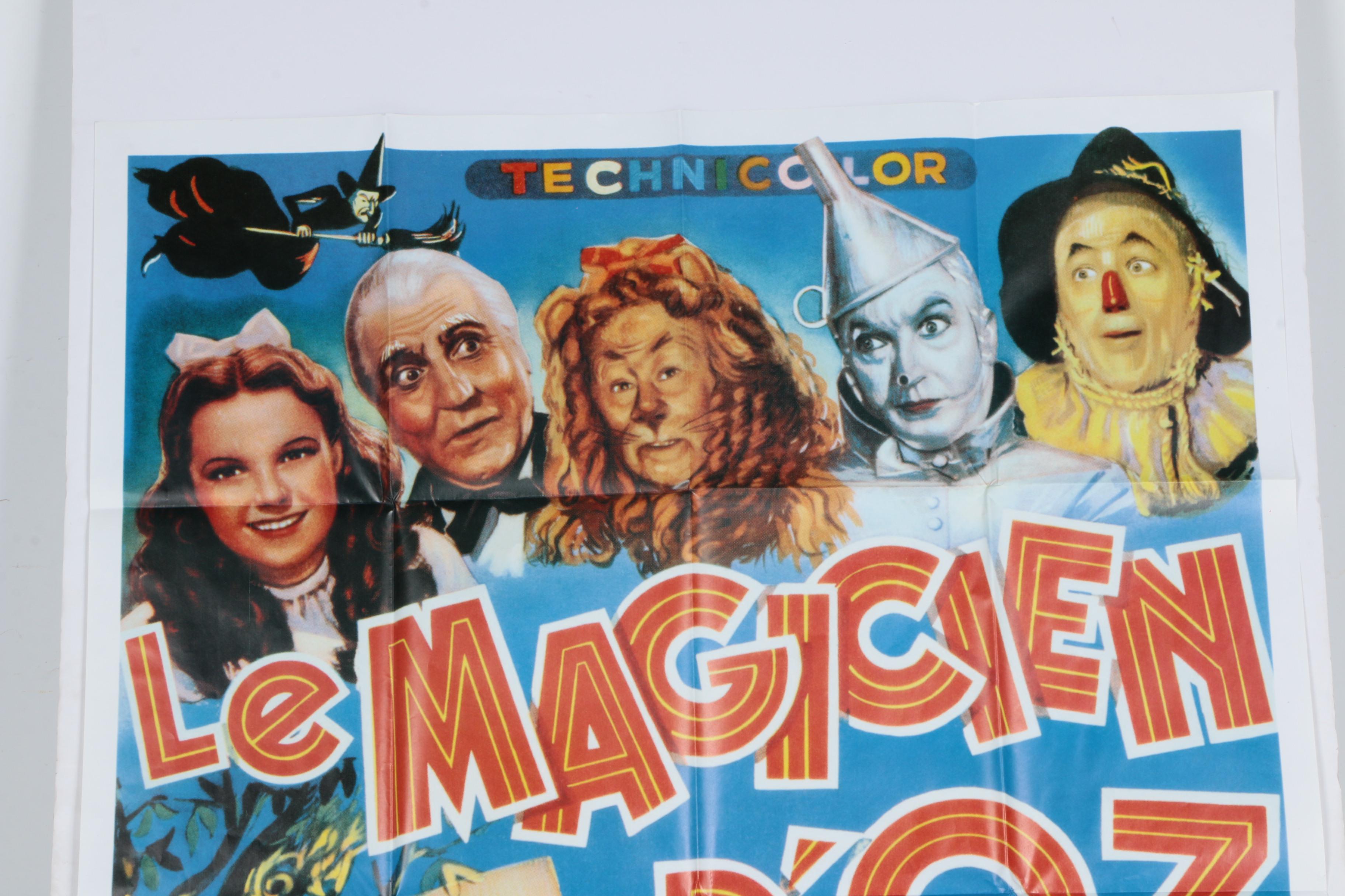 French Film Poster for Metro-Goldwyn-Mayer's "The Wizard of Oz"