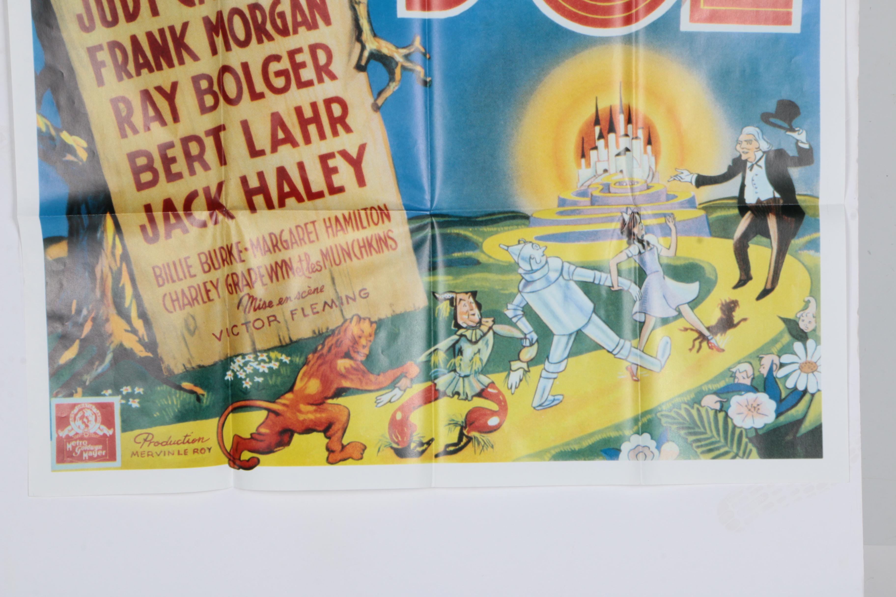 French Film Poster for Metro-Goldwyn-Mayer's "The Wizard of Oz"