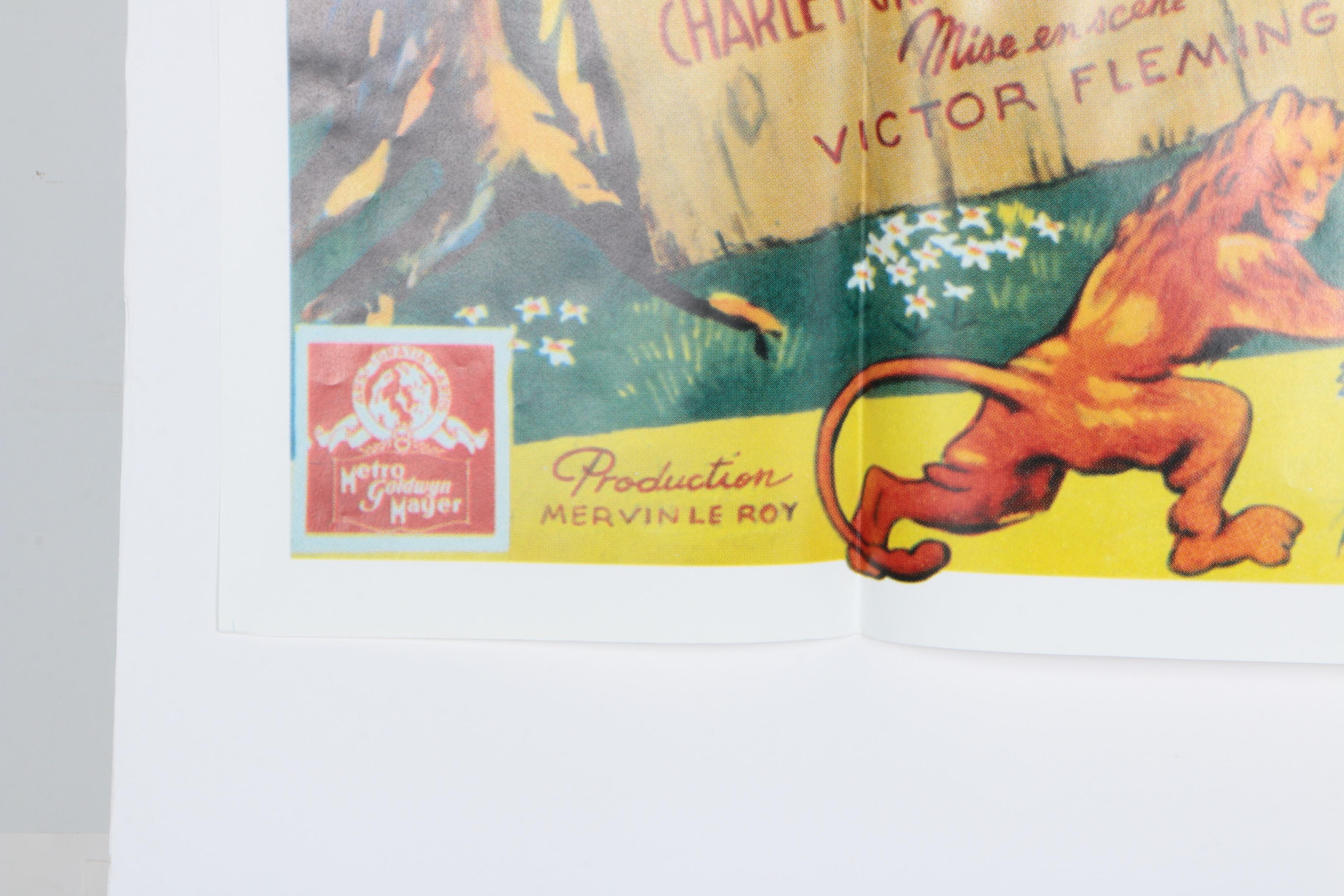 French Film Poster for Metro-Goldwyn-Mayer's "The Wizard of Oz"