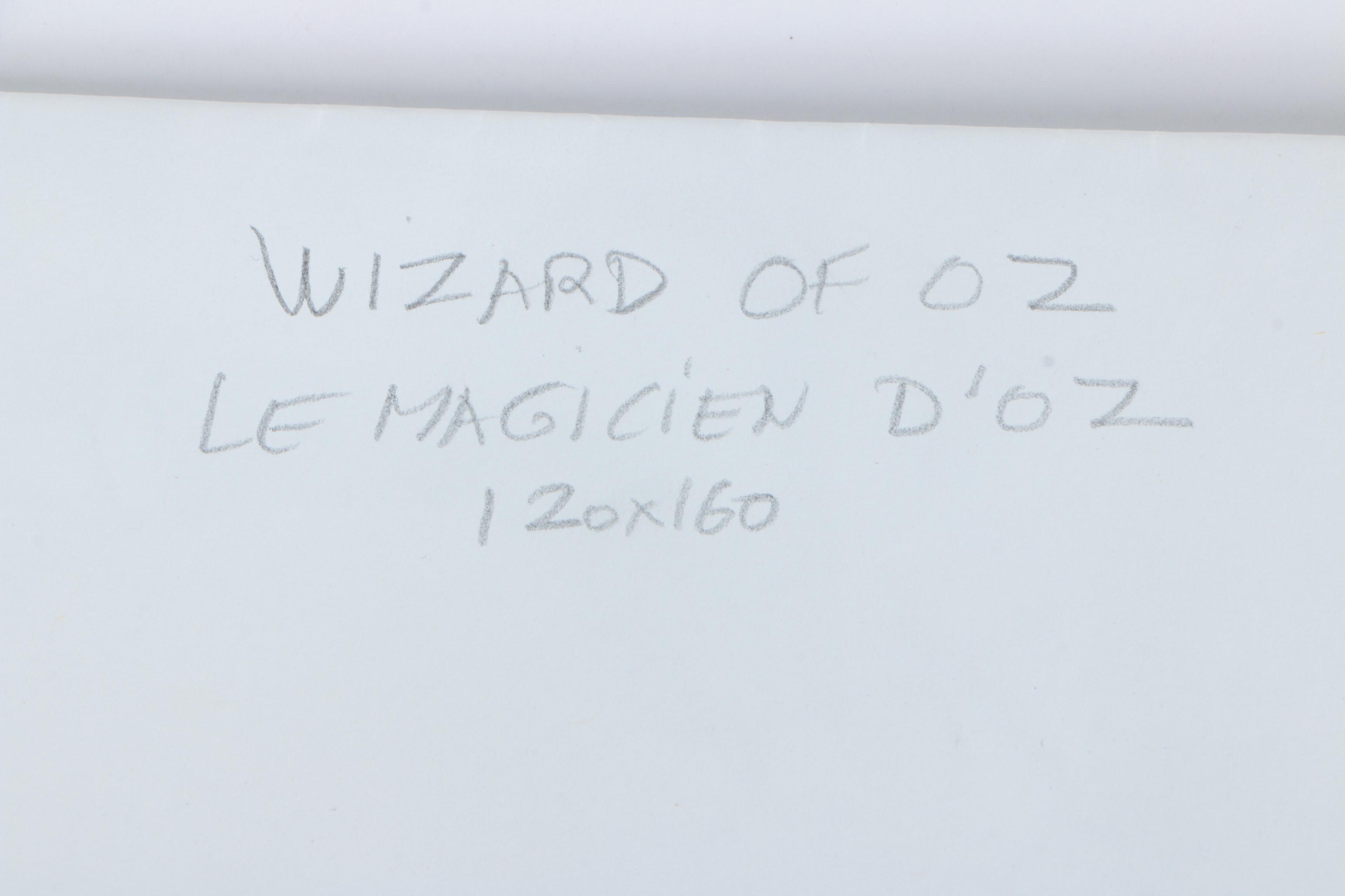 French Film Poster for Metro-Goldwyn-Mayer's "The Wizard of Oz"