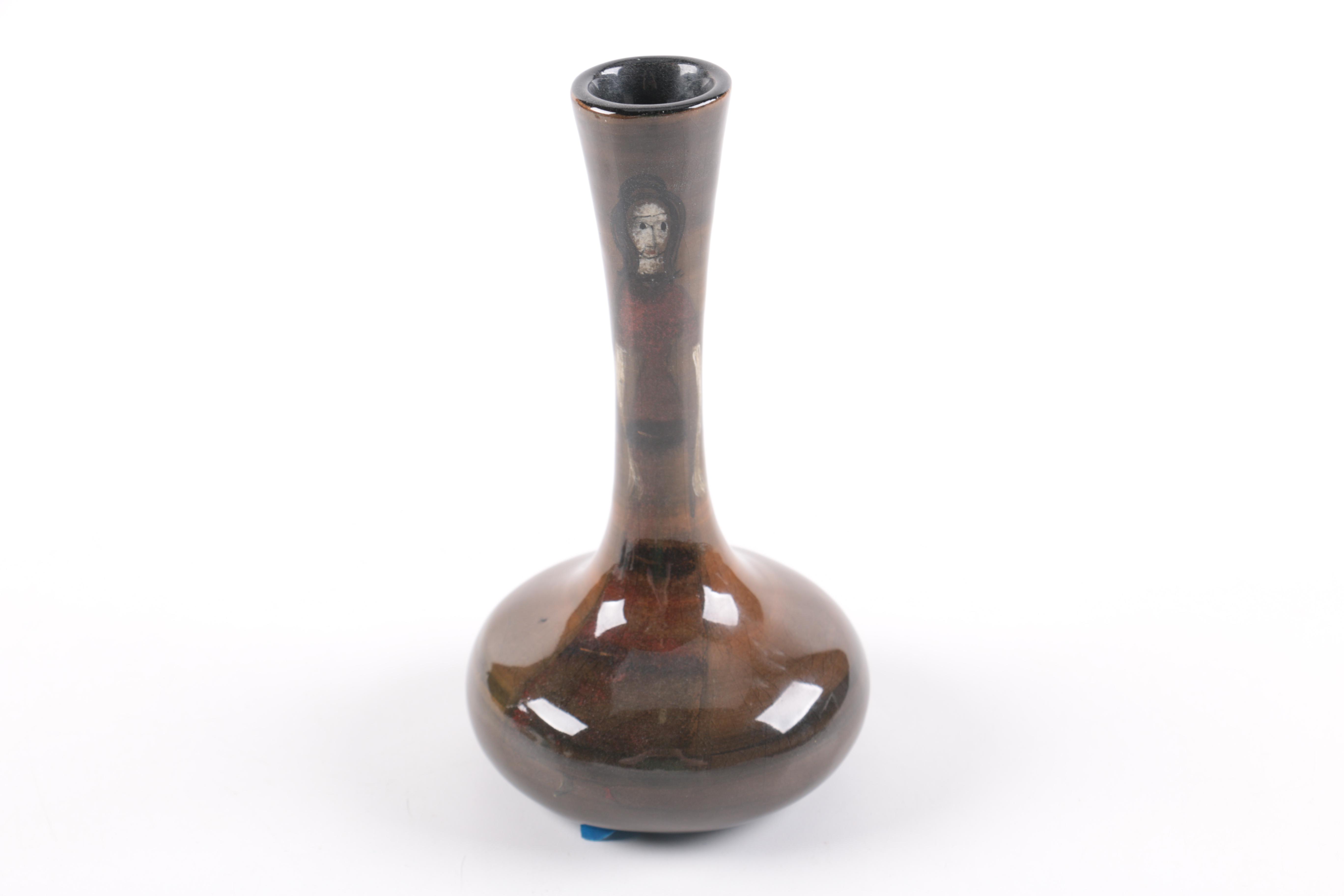 Polia Pillin Signed and Illustrated Art Pottery Vases