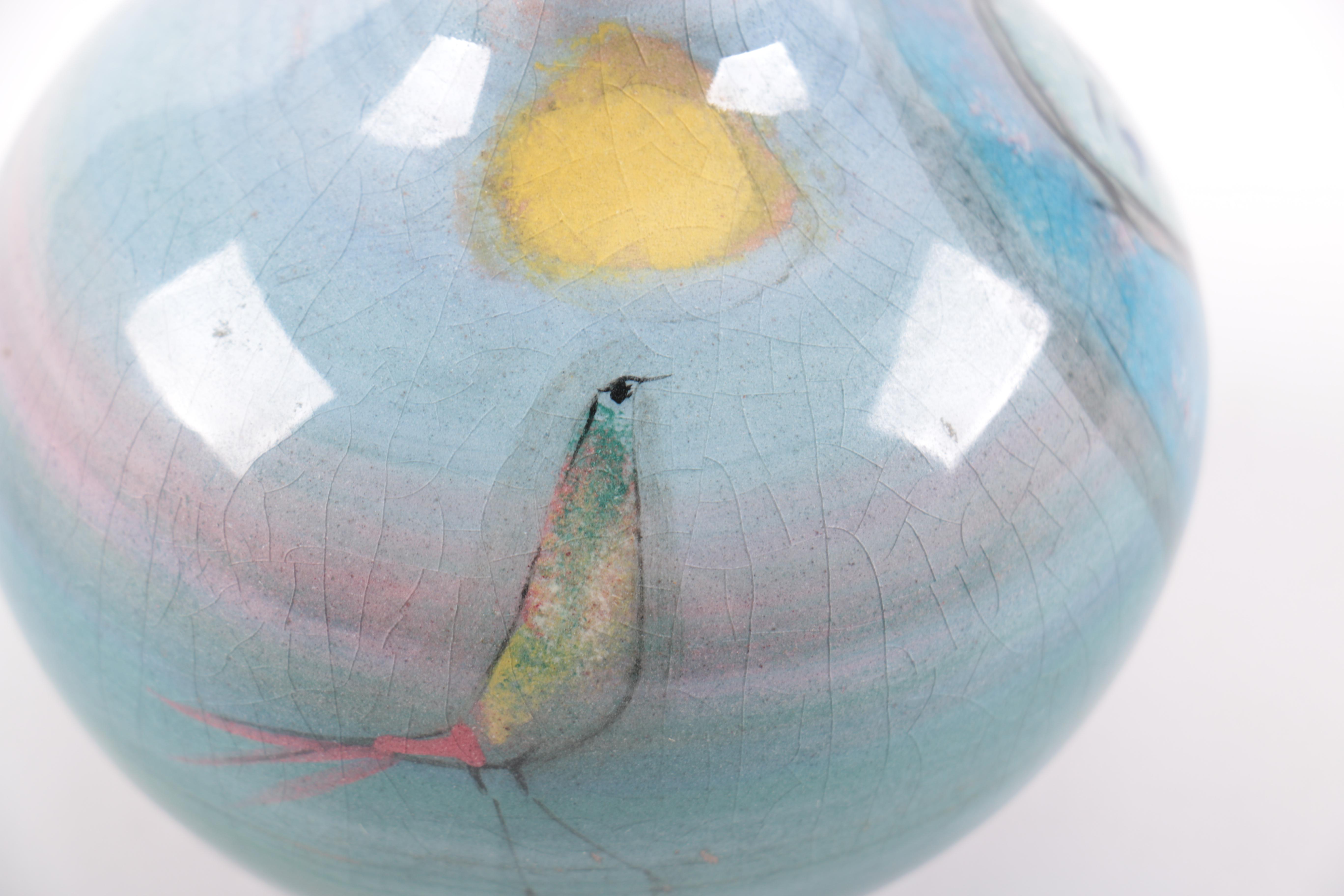 Polia Pillin Signed and Illustrated Art Pottery Vases