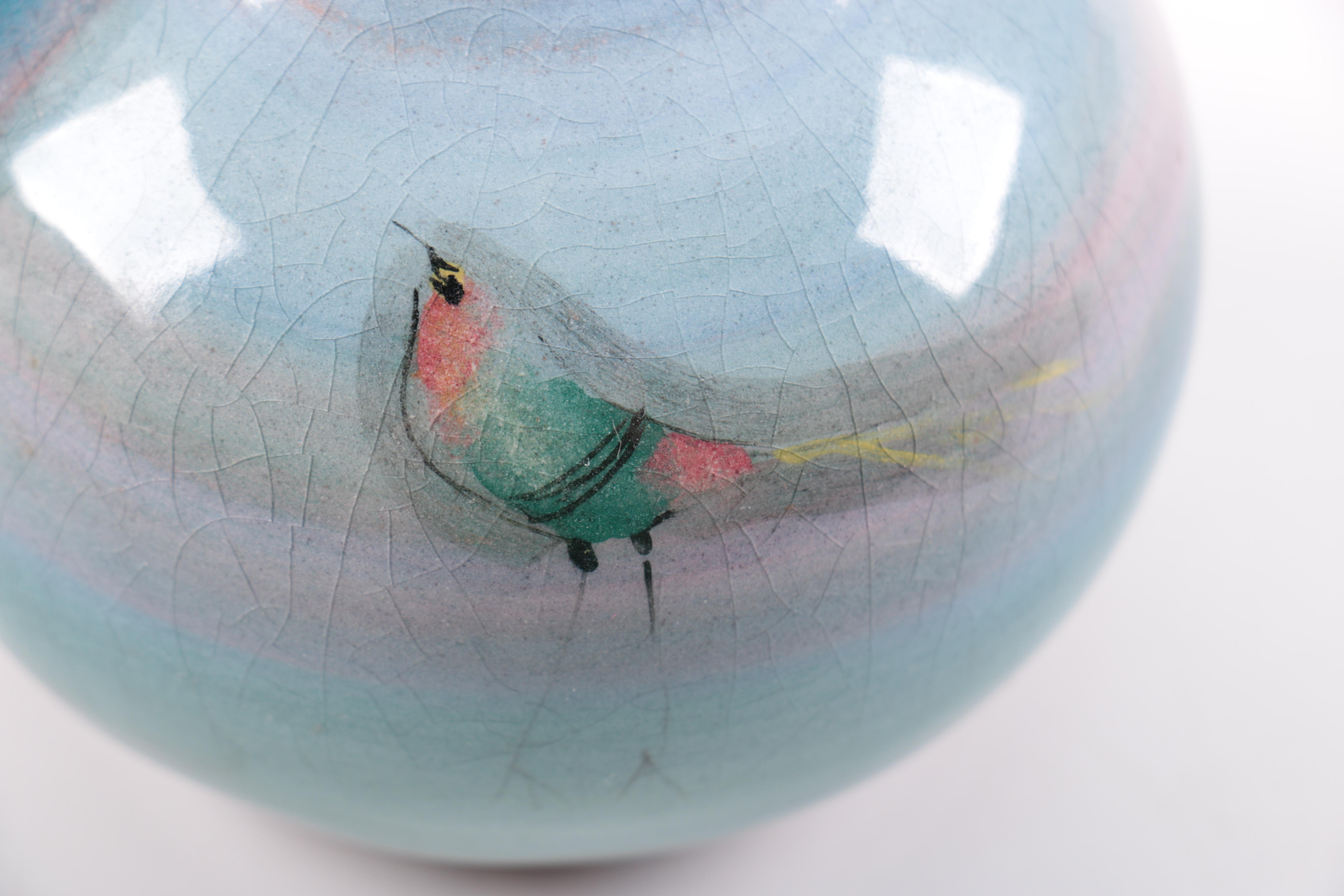 Polia Pillin Signed and Illustrated Art Pottery Vases