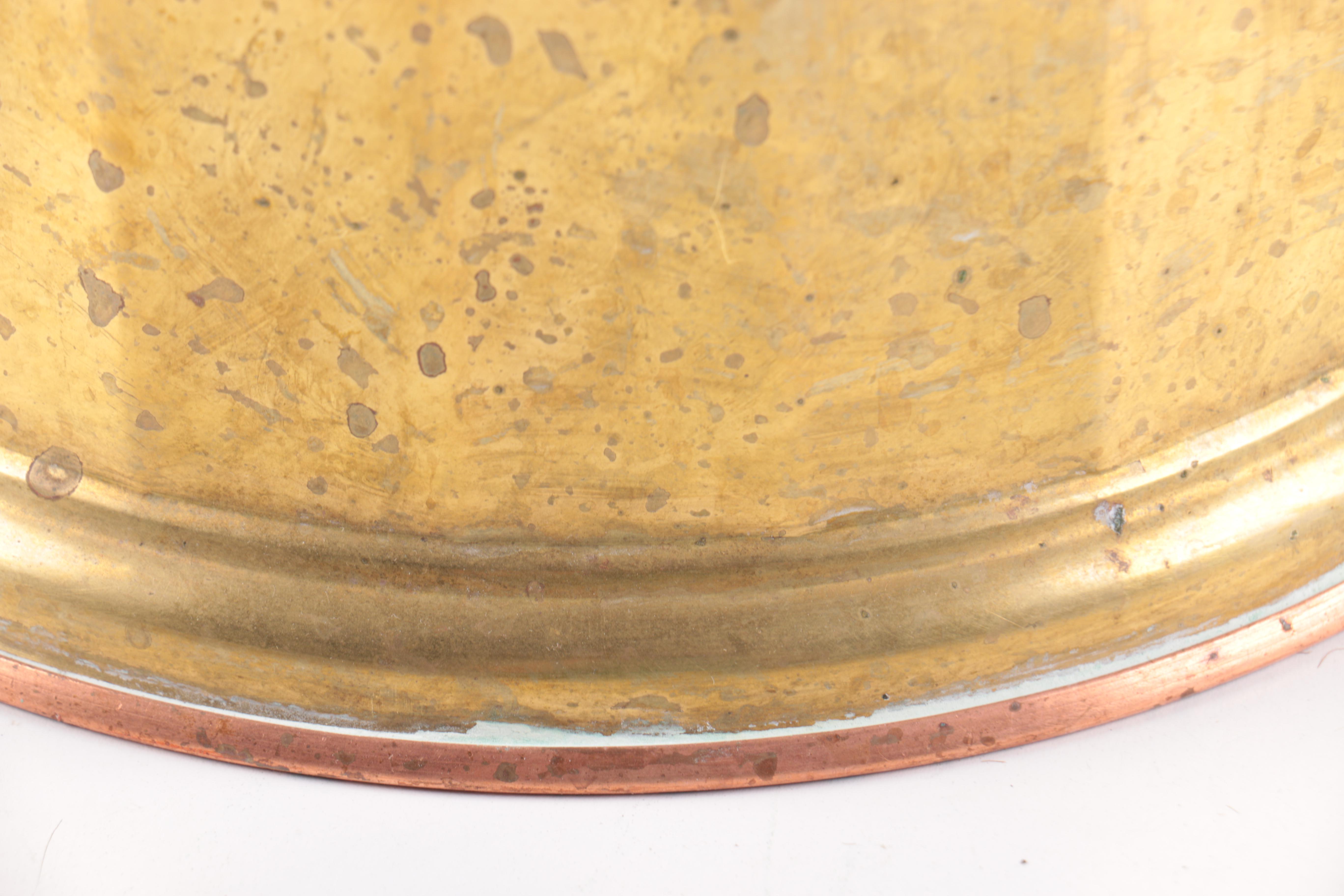 German Copper Bottomed Brass Tea Kettle