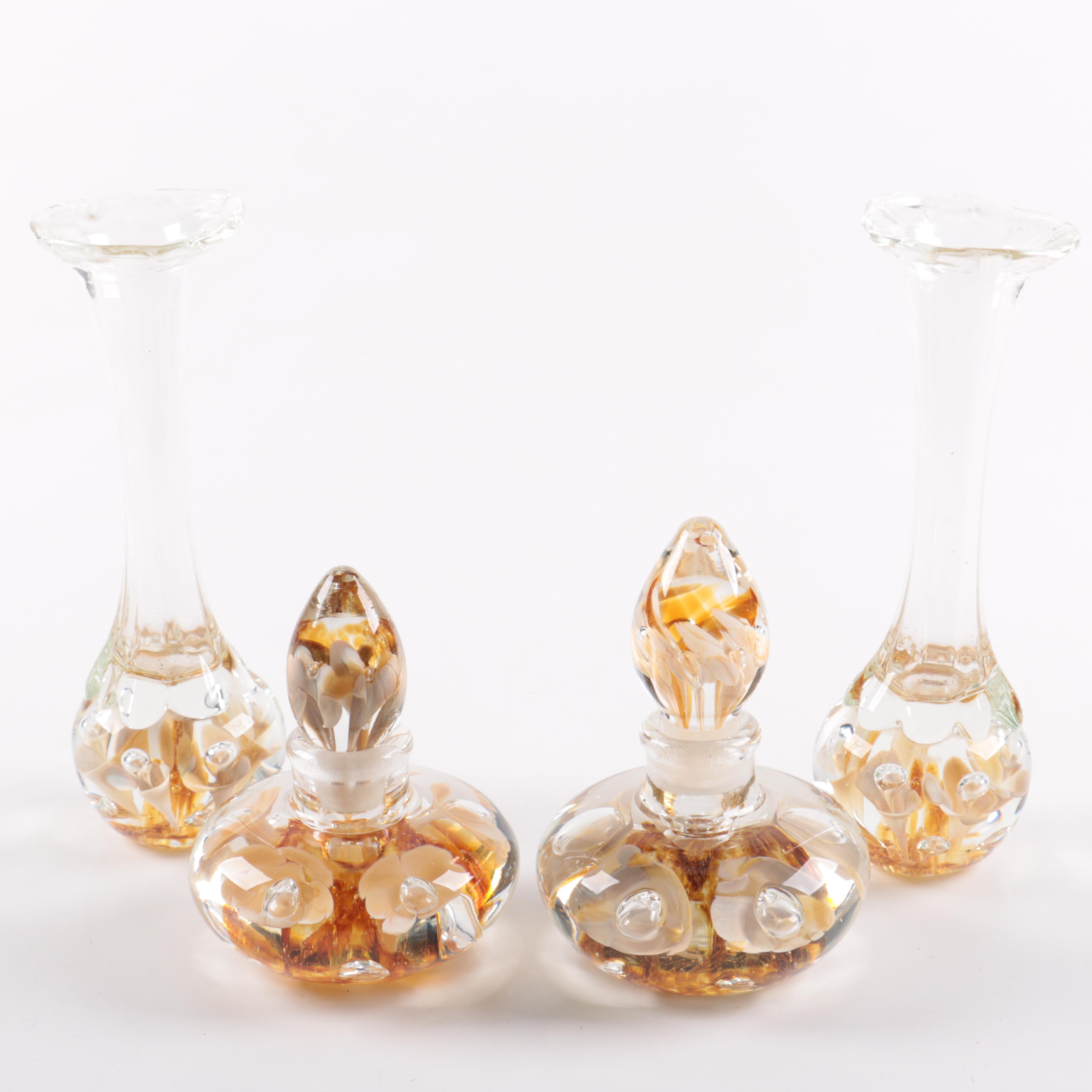 Joe St. Clair Vases and Perfume Bottles