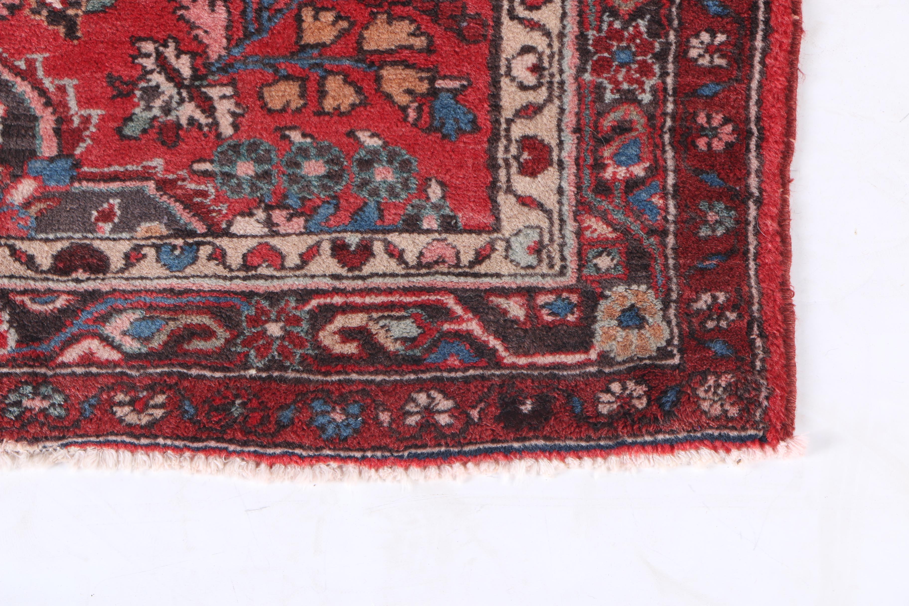 Hand-Knotted Persian Carpet Runner