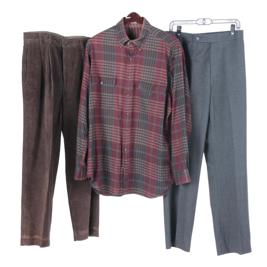 Men's Shirt and Two Pairs of Trousers