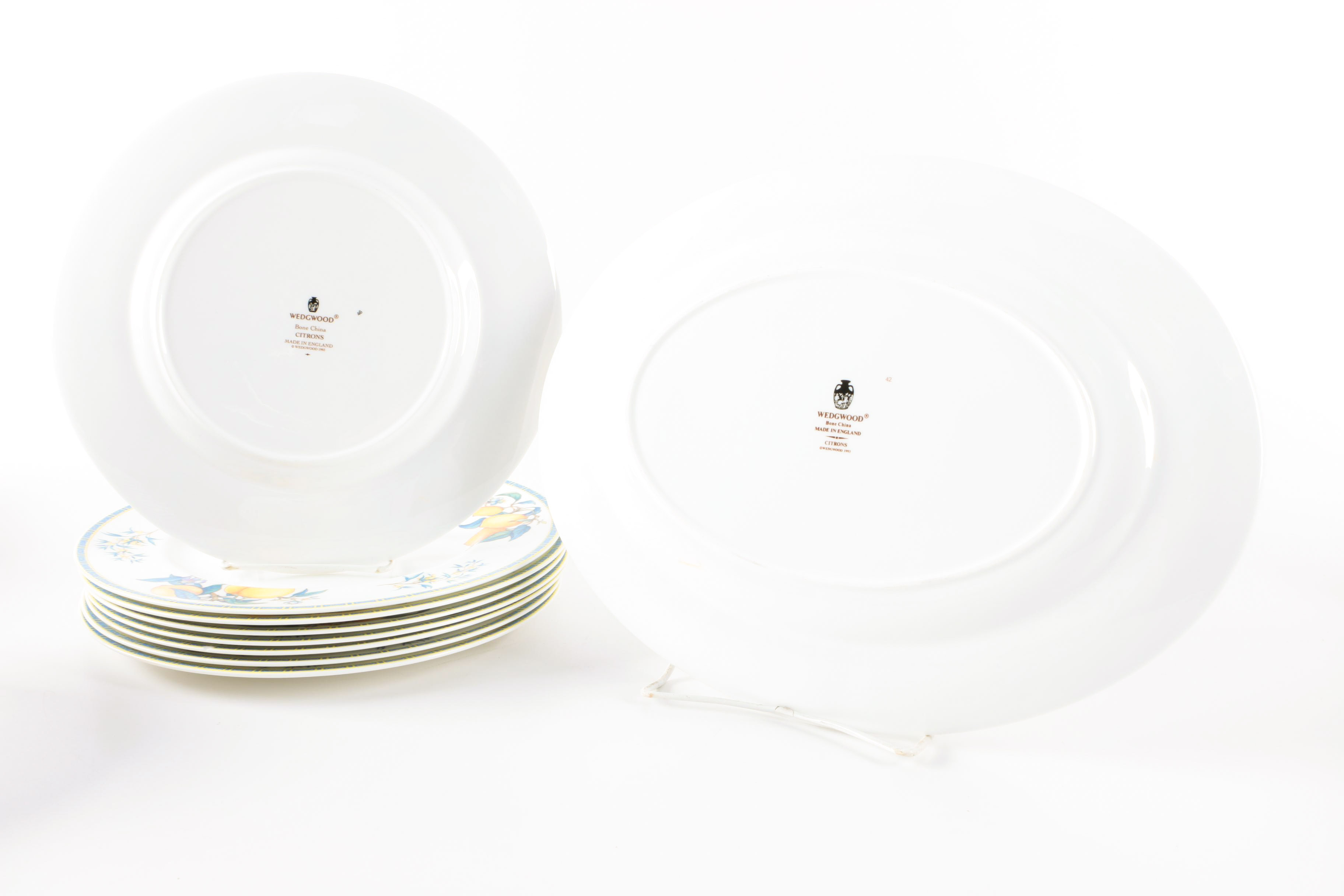 Wedgwood "Citrons" Bone China Service Circa 1993