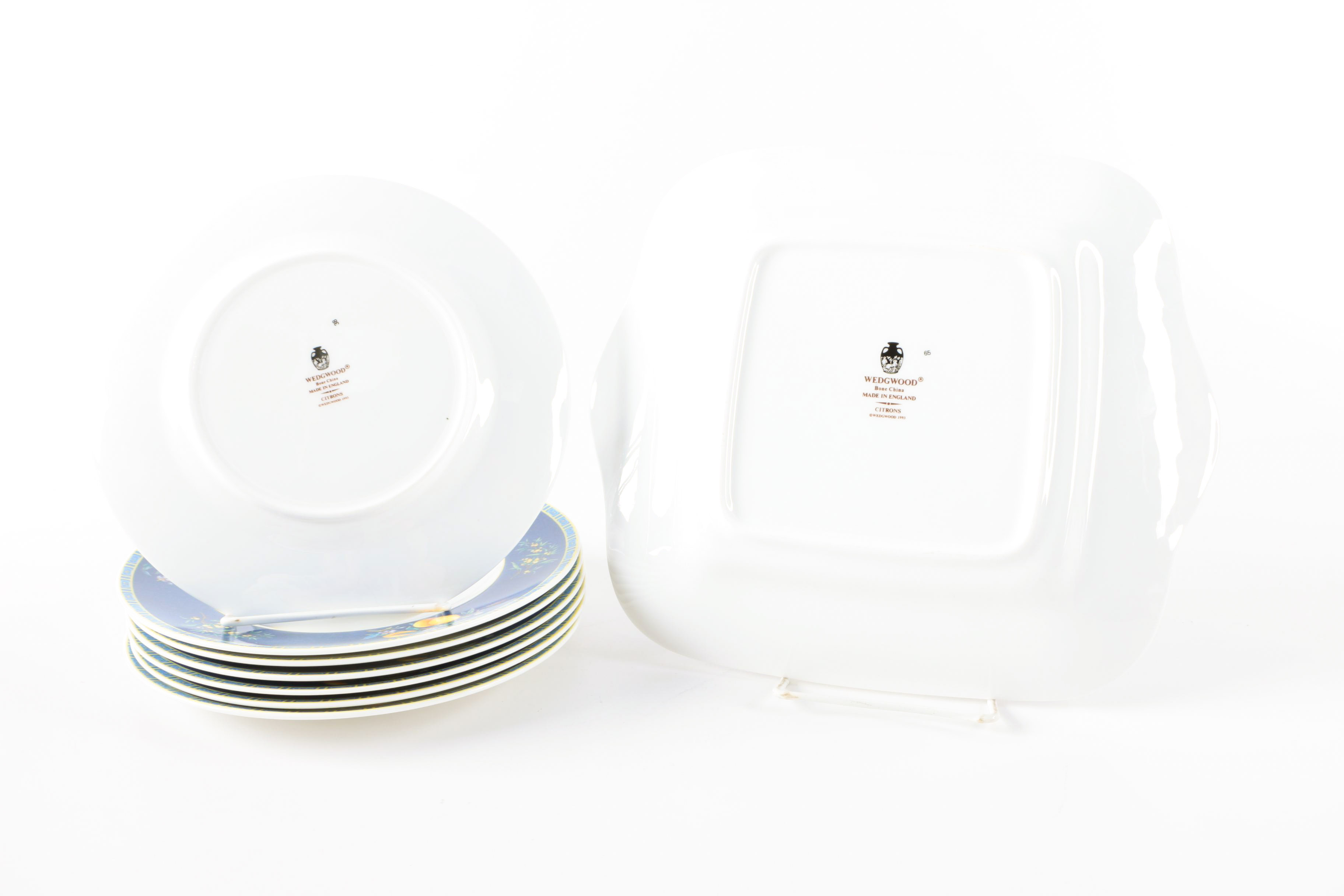 Wedgwood "Citrons" Bone China Service Circa 1993