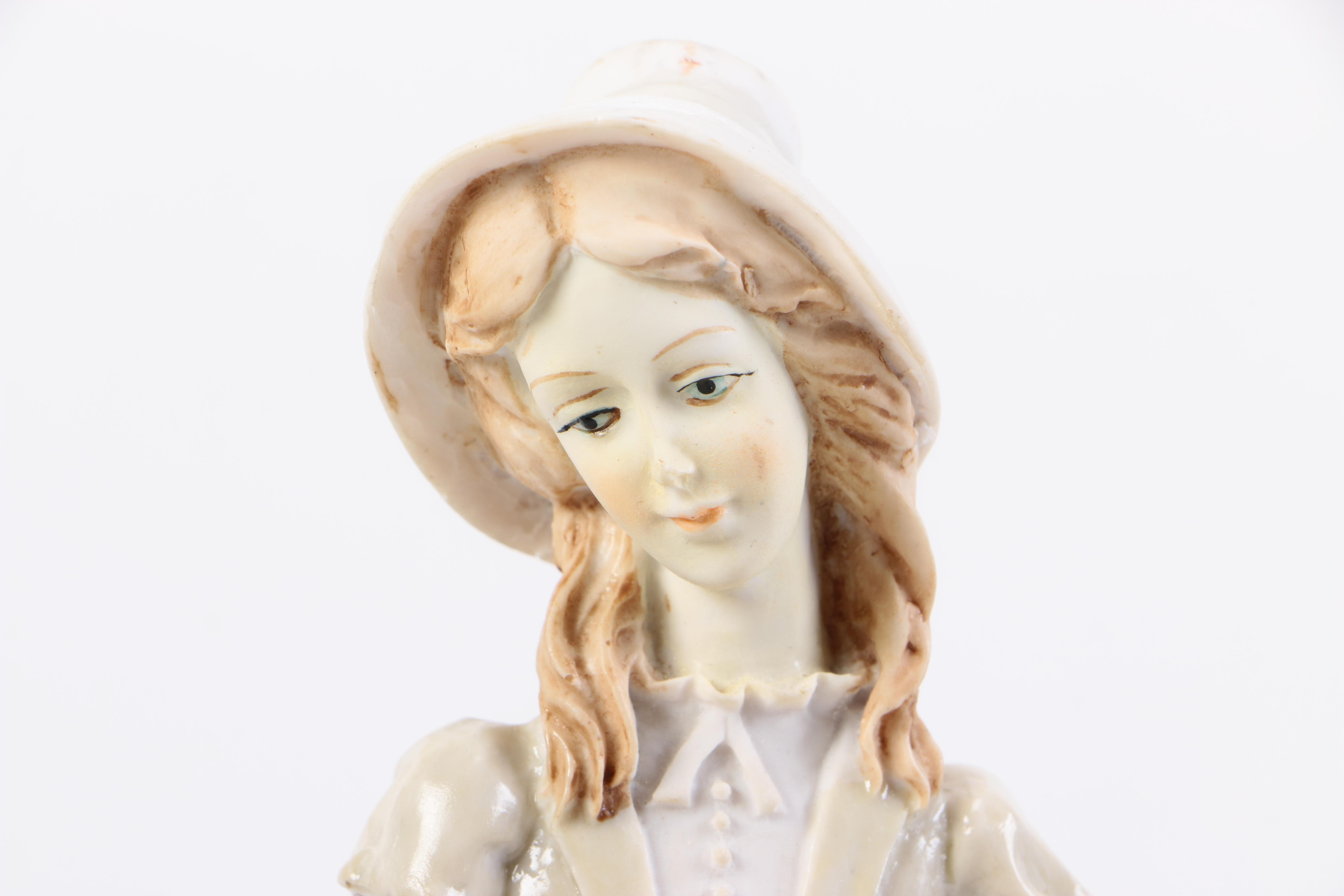 Collection of Ceramic Figurines Including A. Belcari