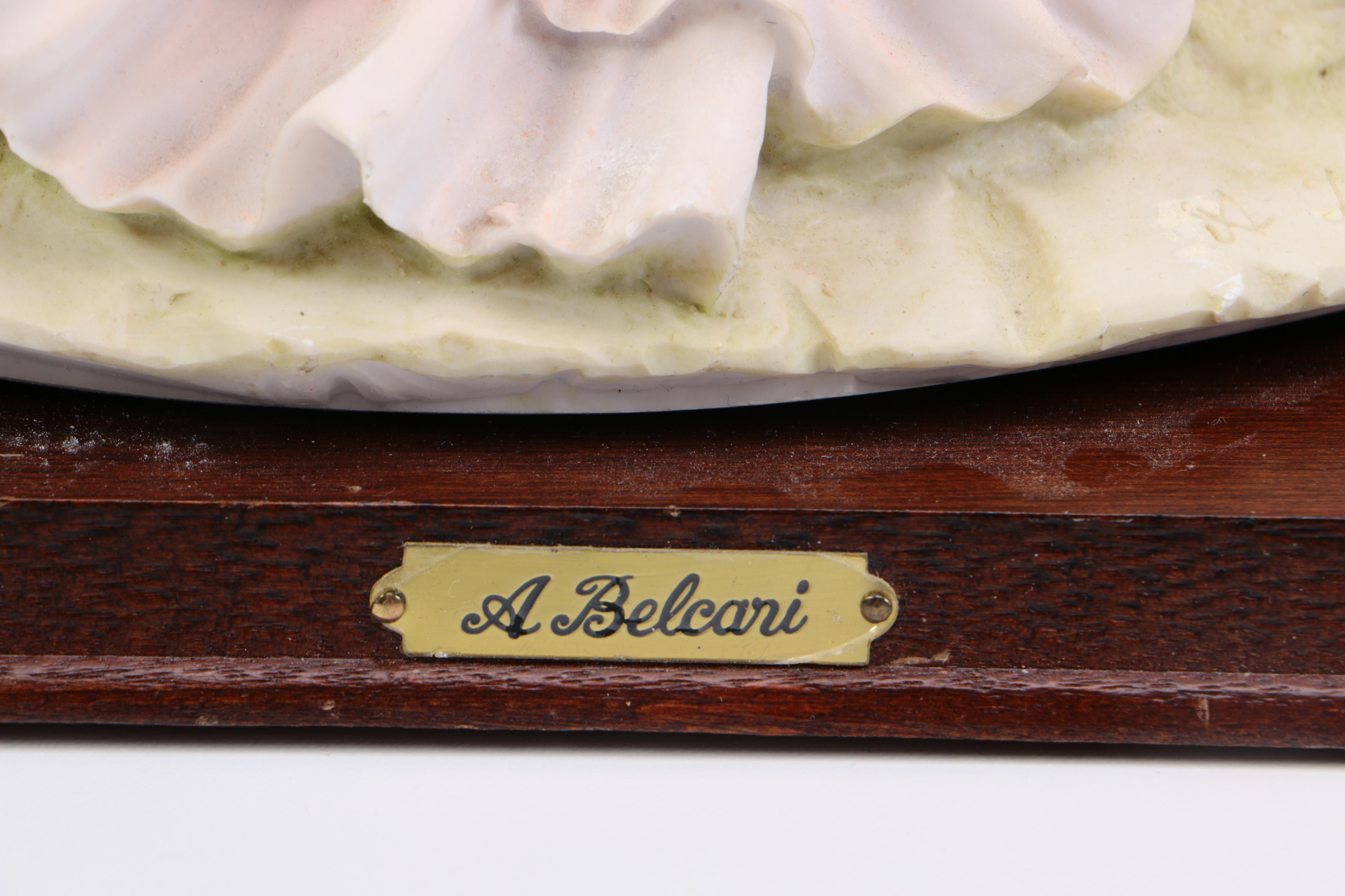 Collection of Ceramic Figurines Including A. Belcari