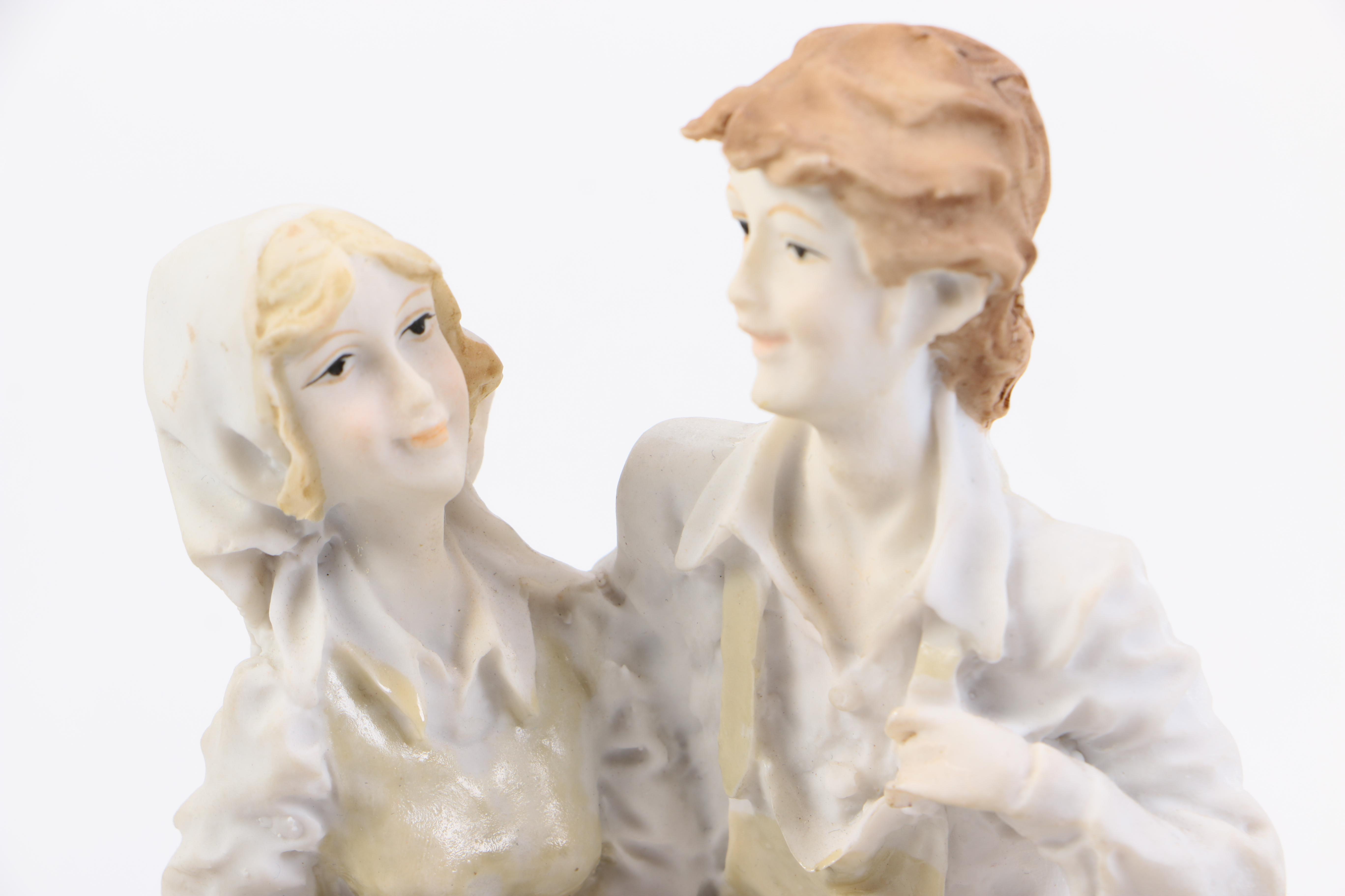 Collection of Ceramic Figurines Including A. Belcari