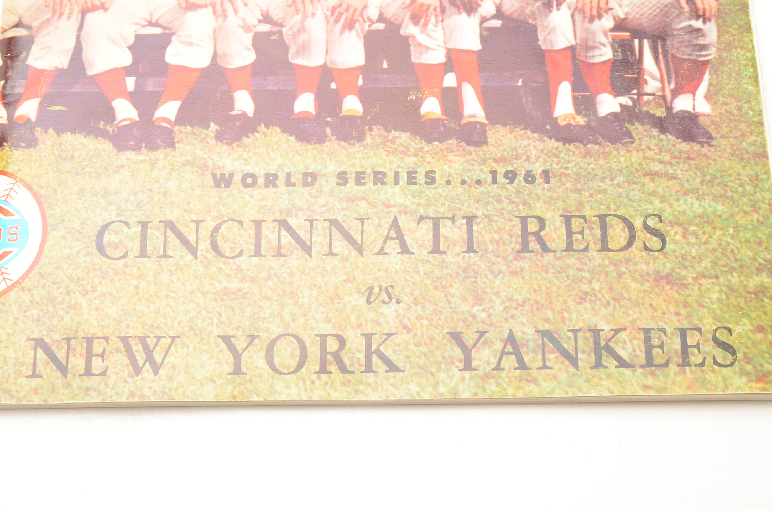 1961 World Series Baseball Program Played At Crosley