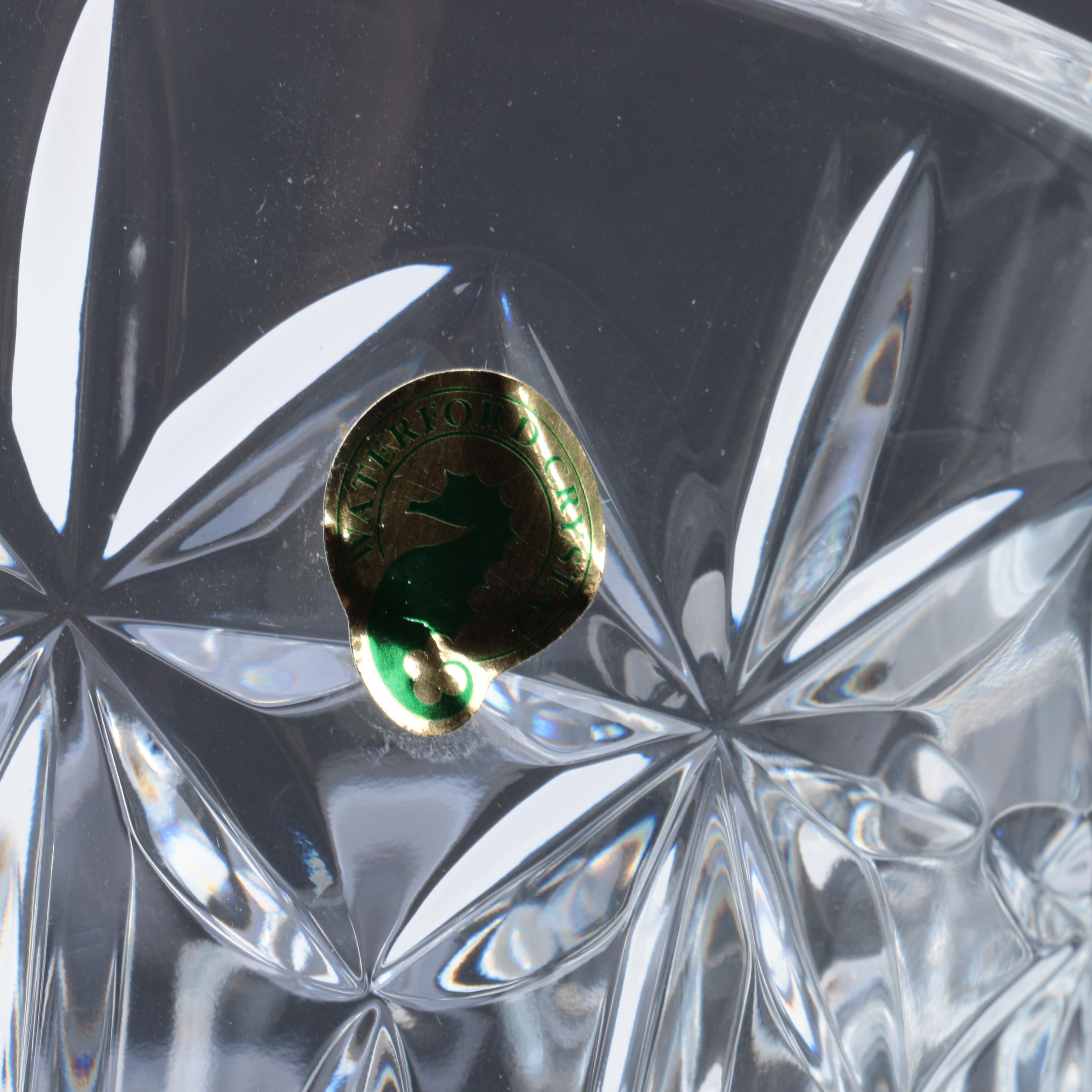 Waterford Crystal Vase and Paperweight