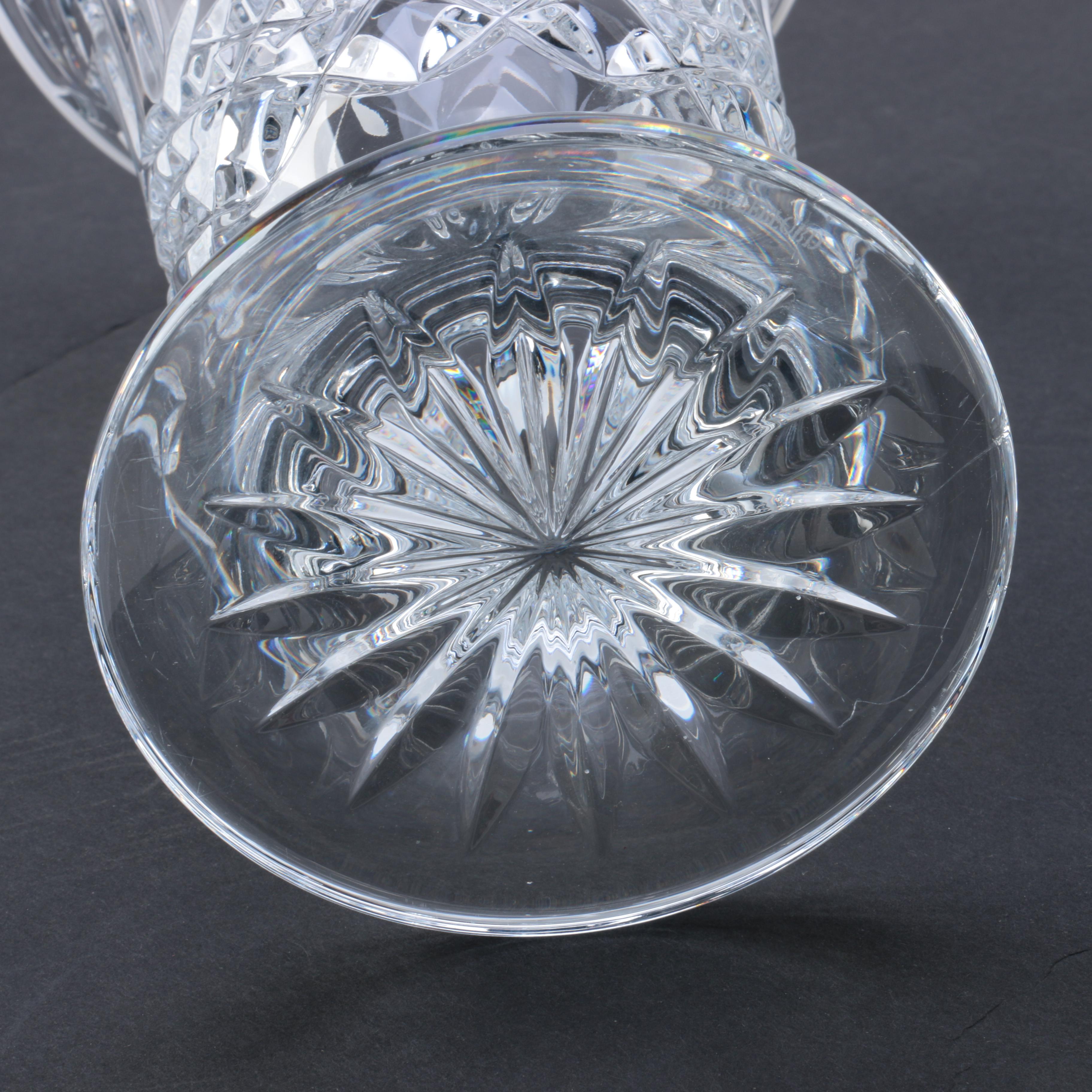 Waterford Crystal Vase and Paperweight