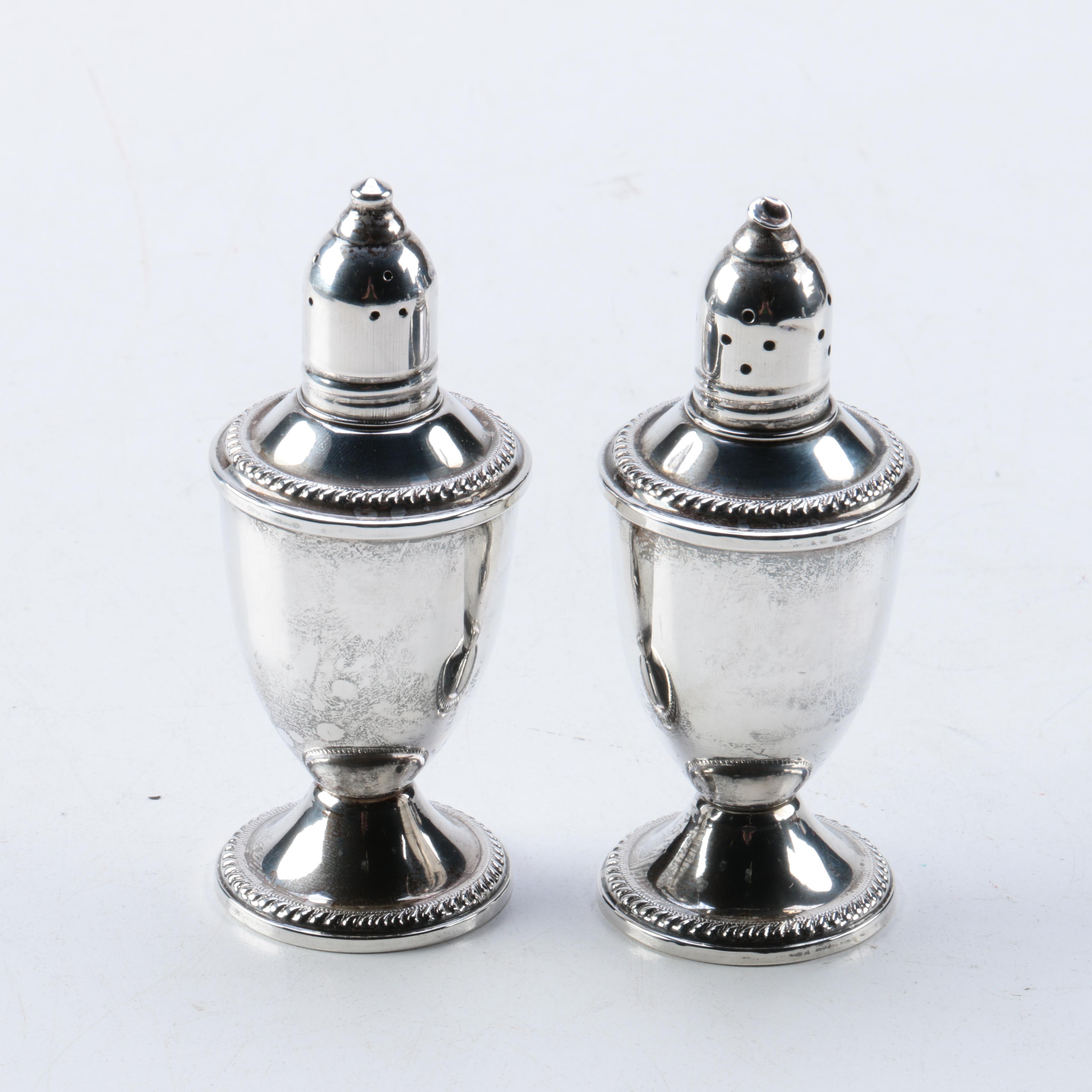Vintage Duchin Creation Weighted Sterling Silver Salt and Pepper Shaker Set
