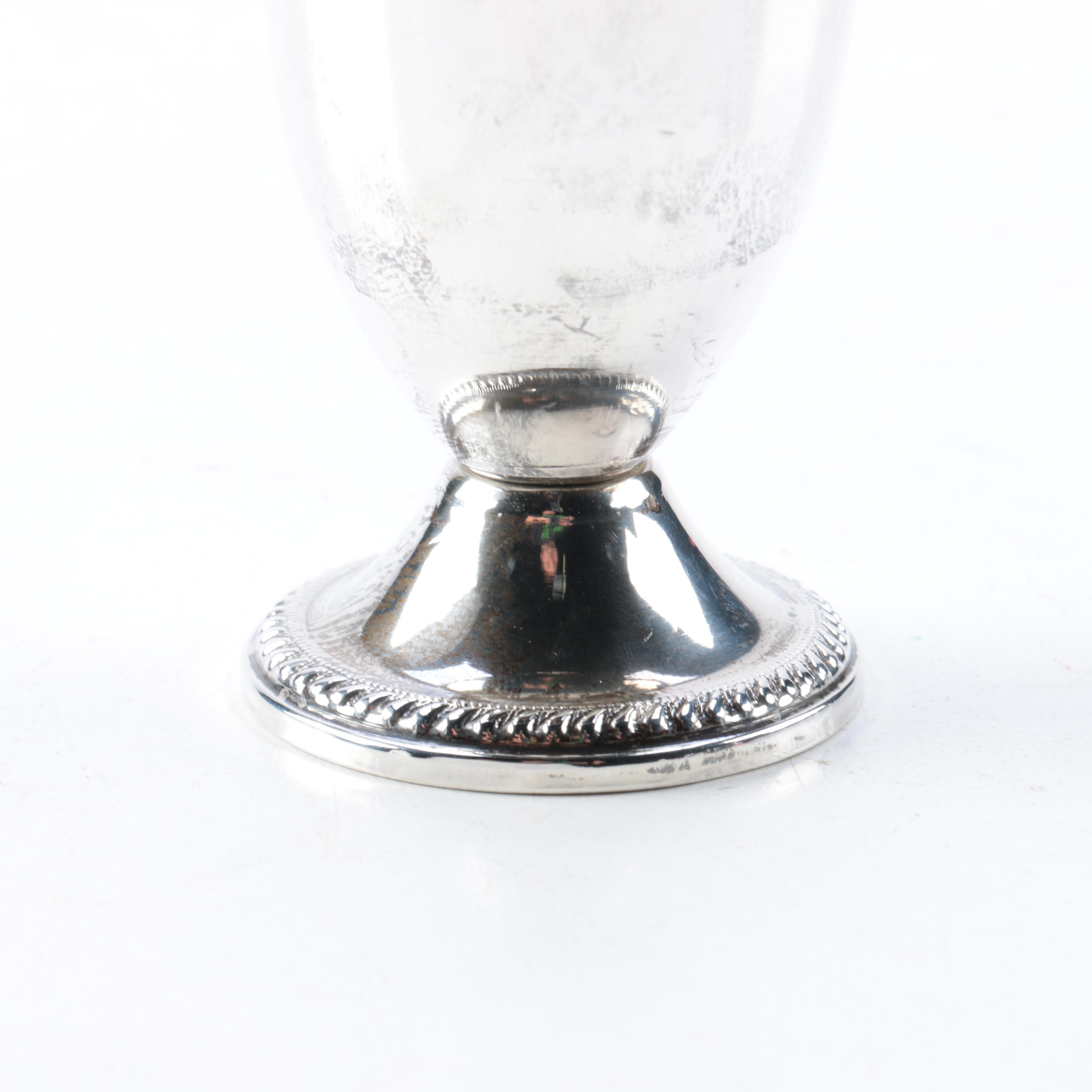 Vintage Duchin Creation Weighted Sterling Silver Salt and Pepper Shaker Set