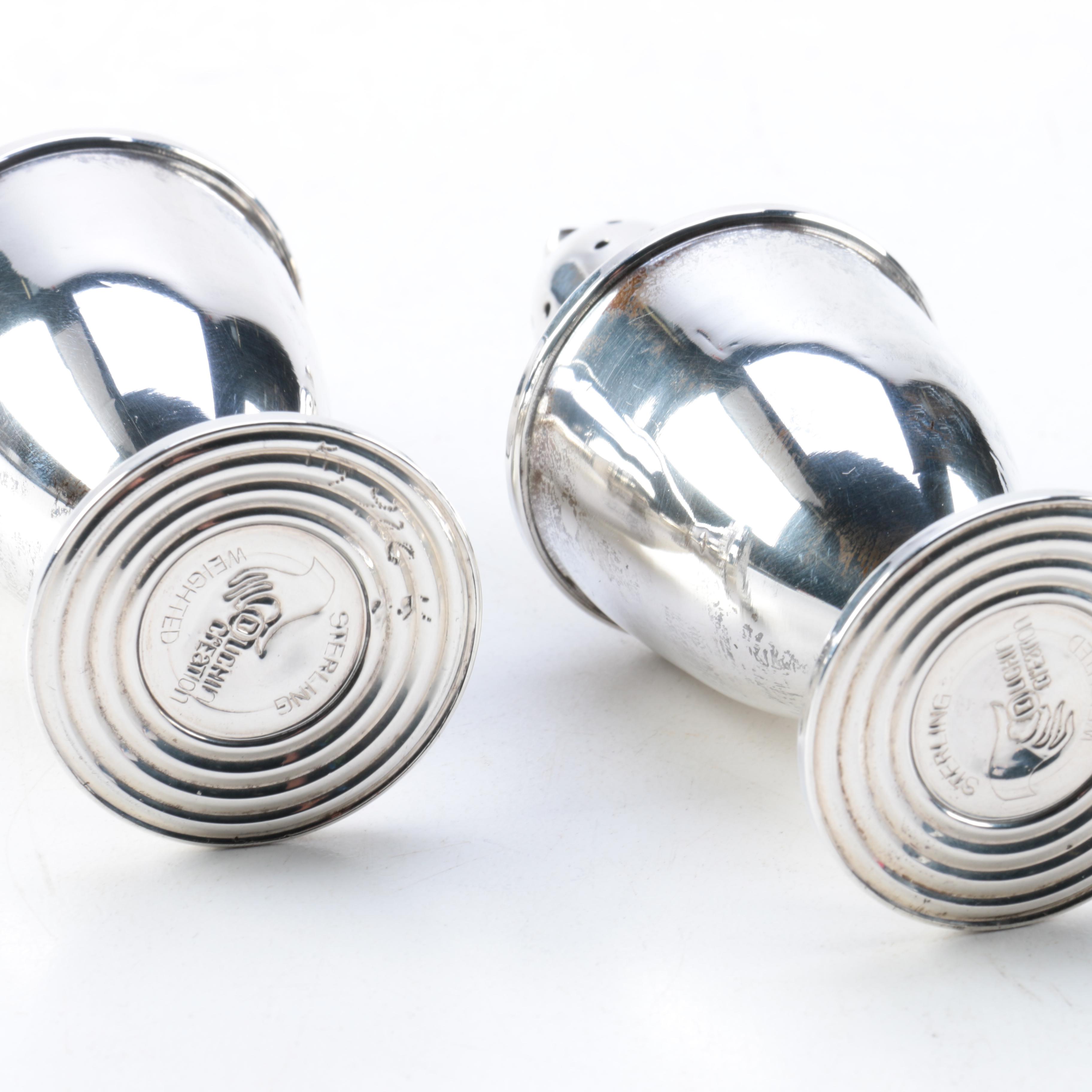 Vintage Duchin Creation Weighted Sterling Silver Salt and Pepper Shaker Set