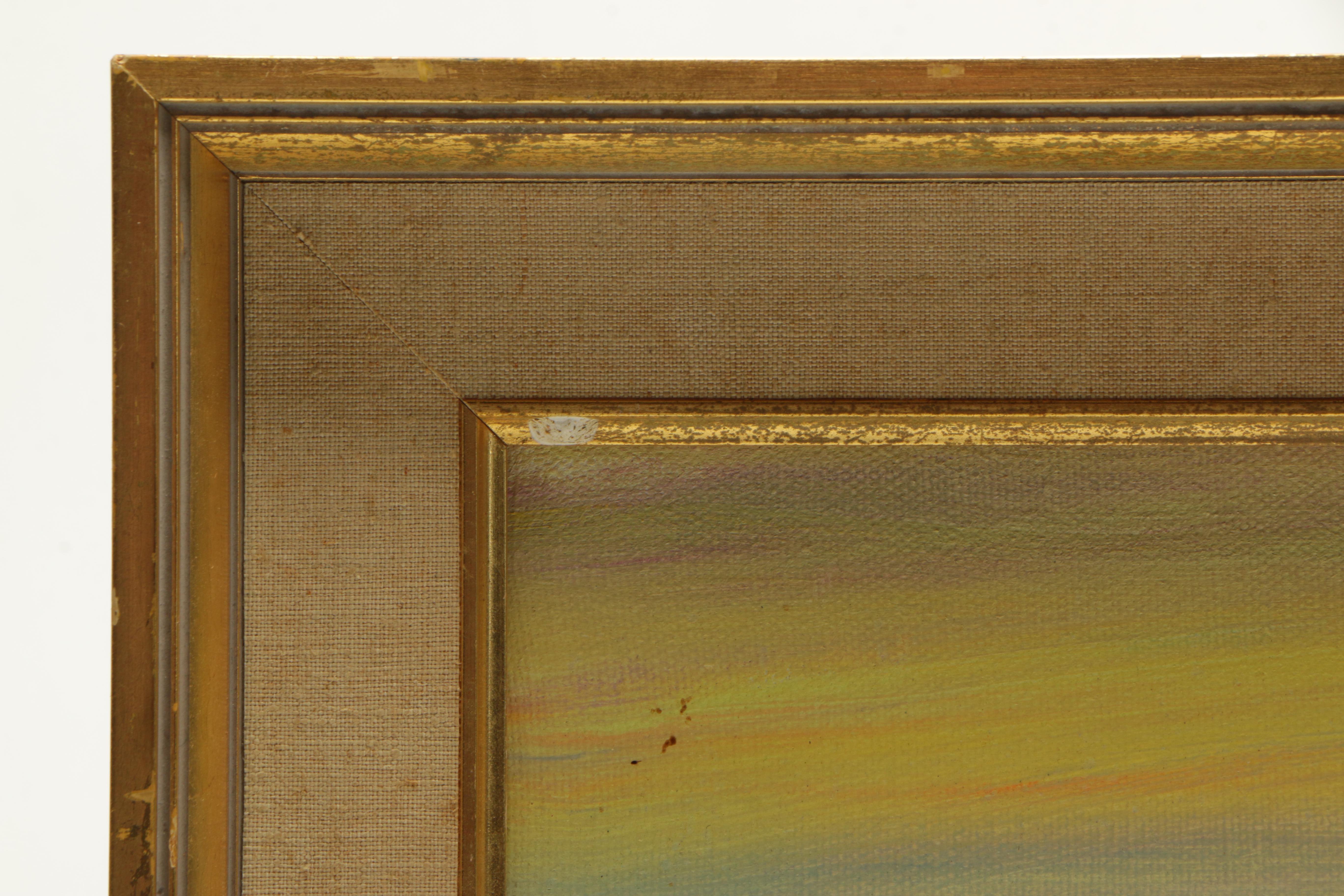 James Maher Oil Painting of a Landscape "Pacific Sunset"