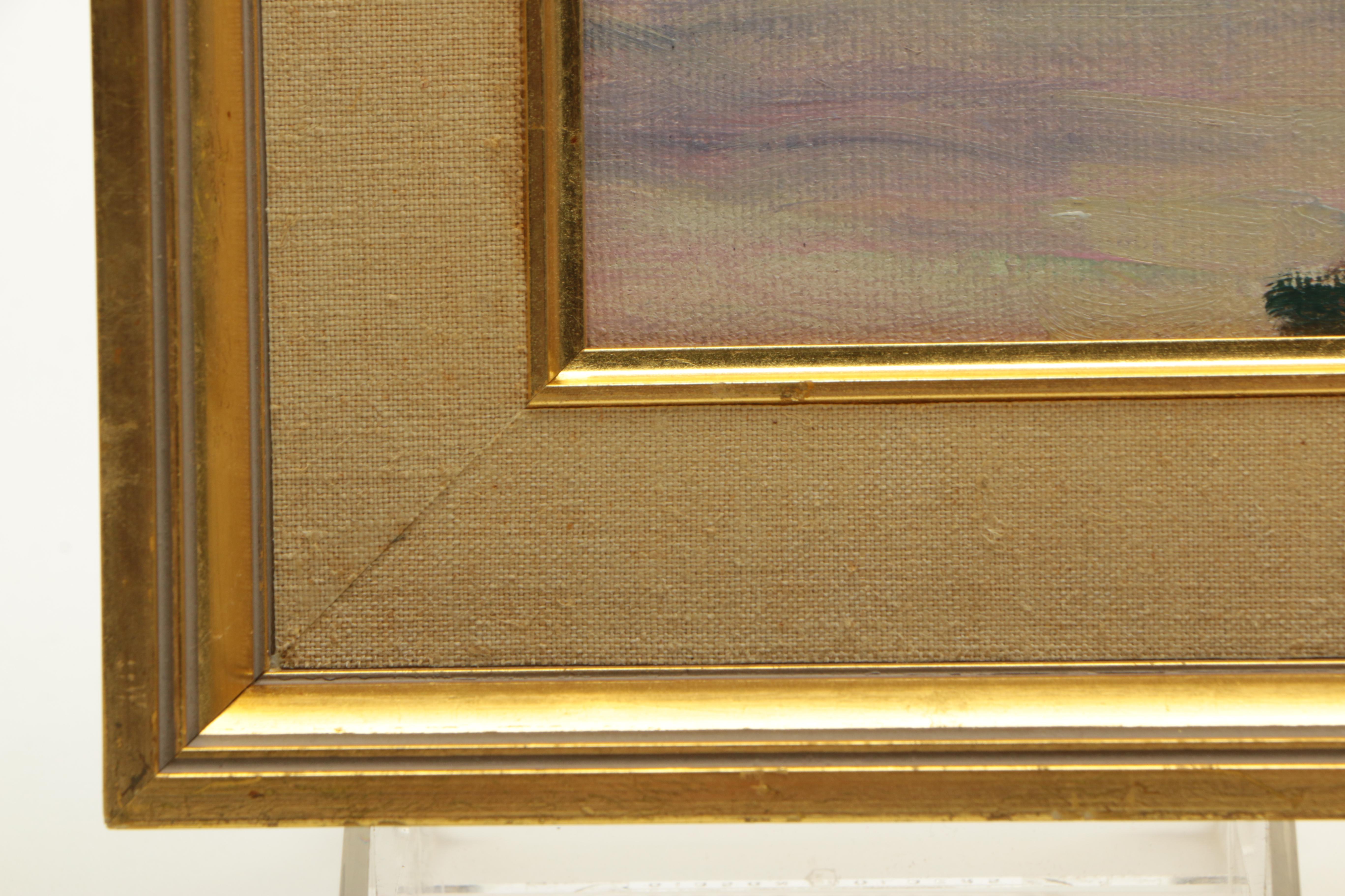 James Maher Oil Painting of a Landscape "Pacific Sunset"