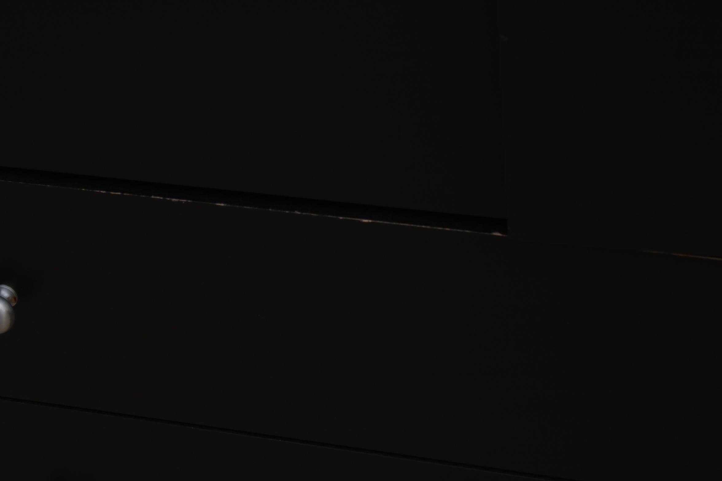 Contemporary Black Entertainment Armoire