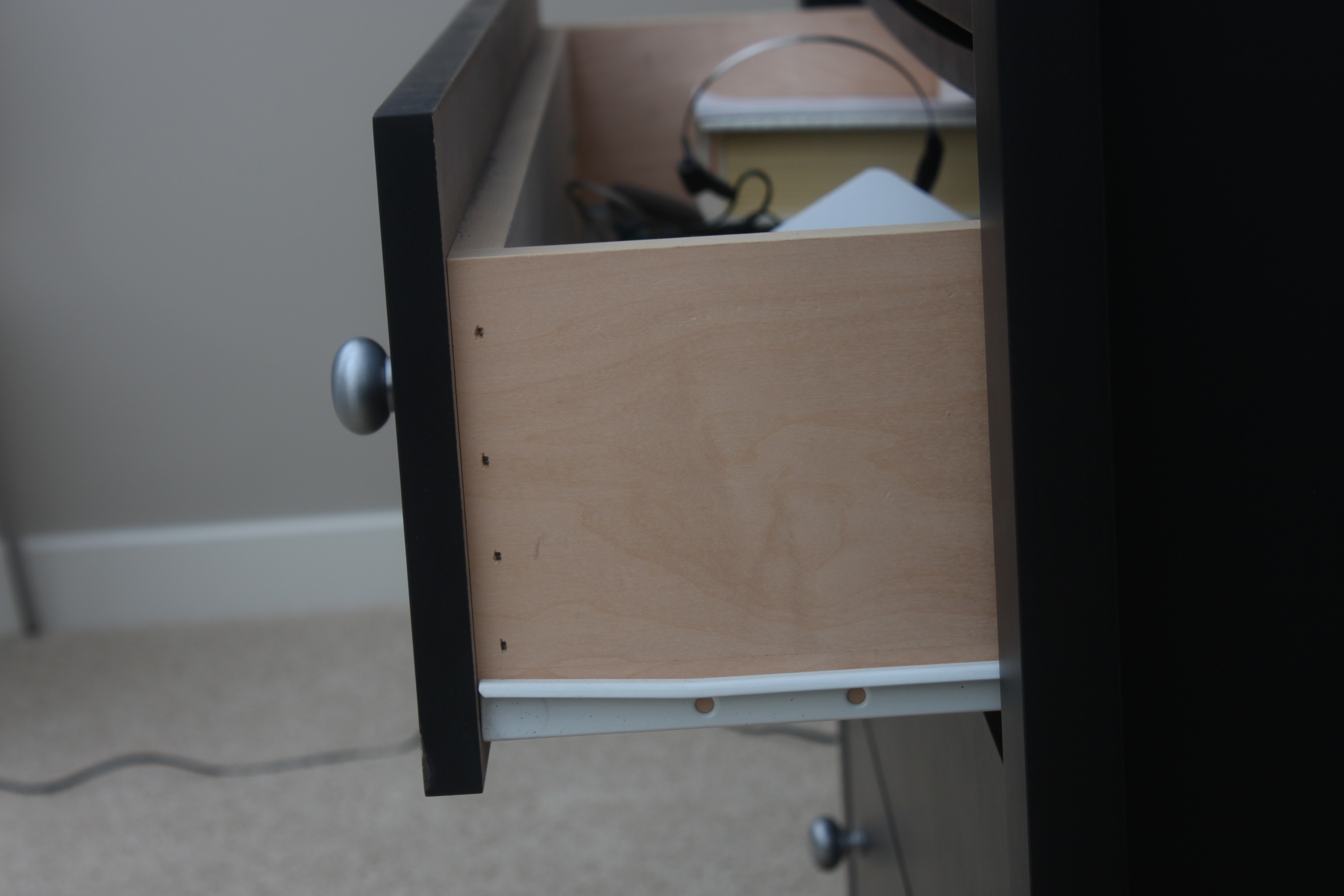 Contemporary Black Entertainment Armoire