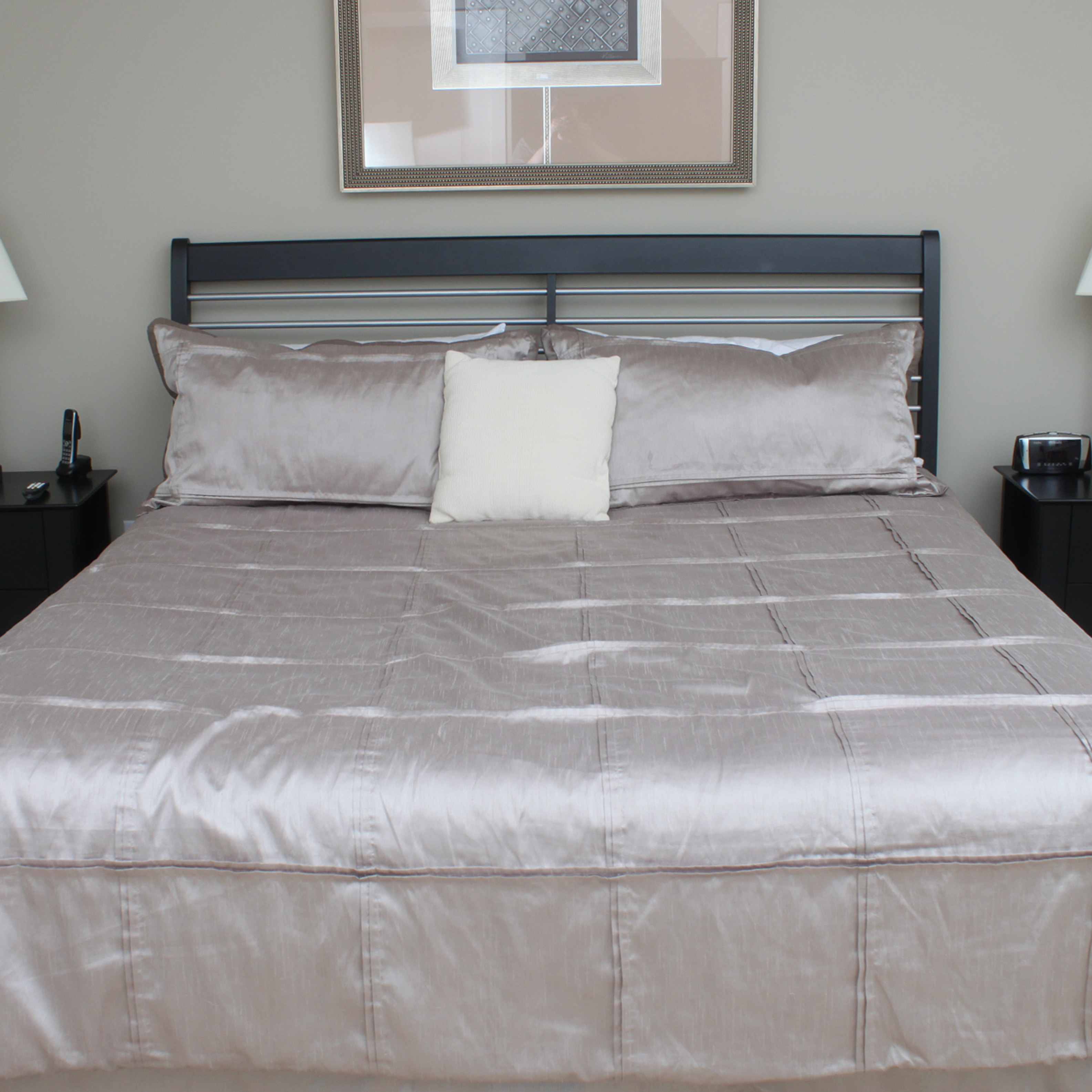 Contemporary King Size Bed