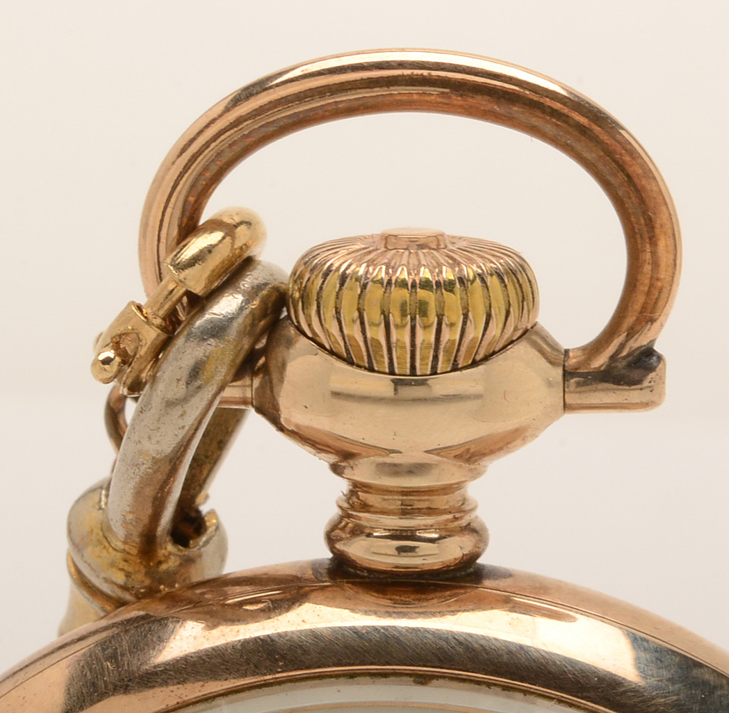 1920 Elgin "Father Time" Railroad Pocket Watch Wadsworth Case