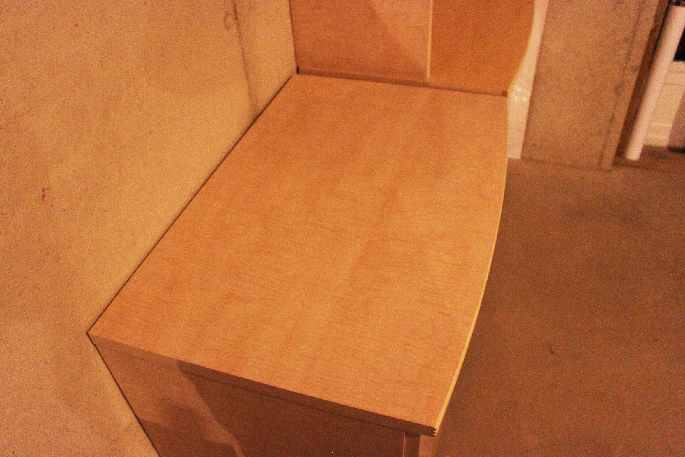 Laminated Wood Hutch and Cabinets by Lane