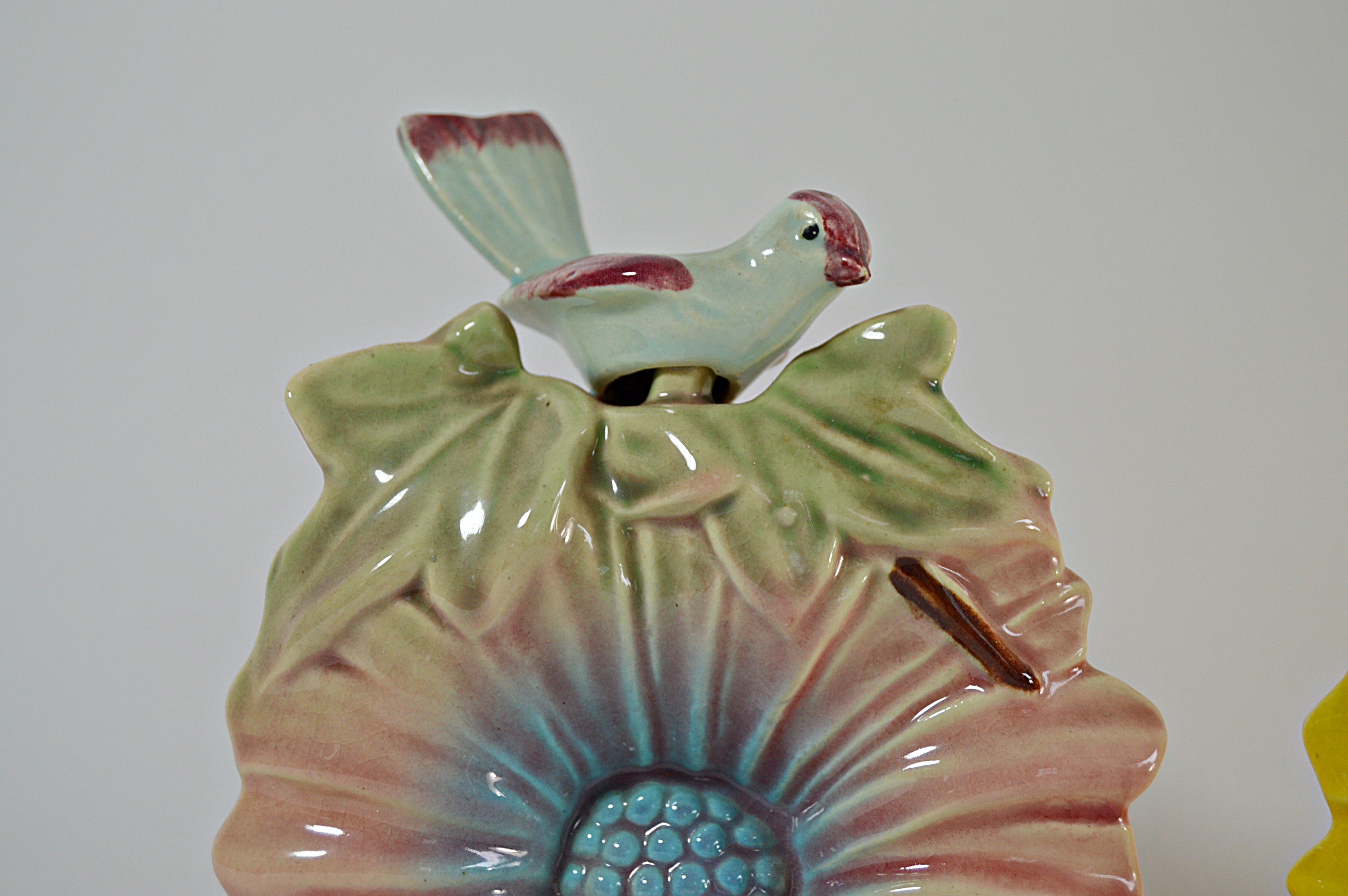 Vintage McCoy Pottery Wall Pockets