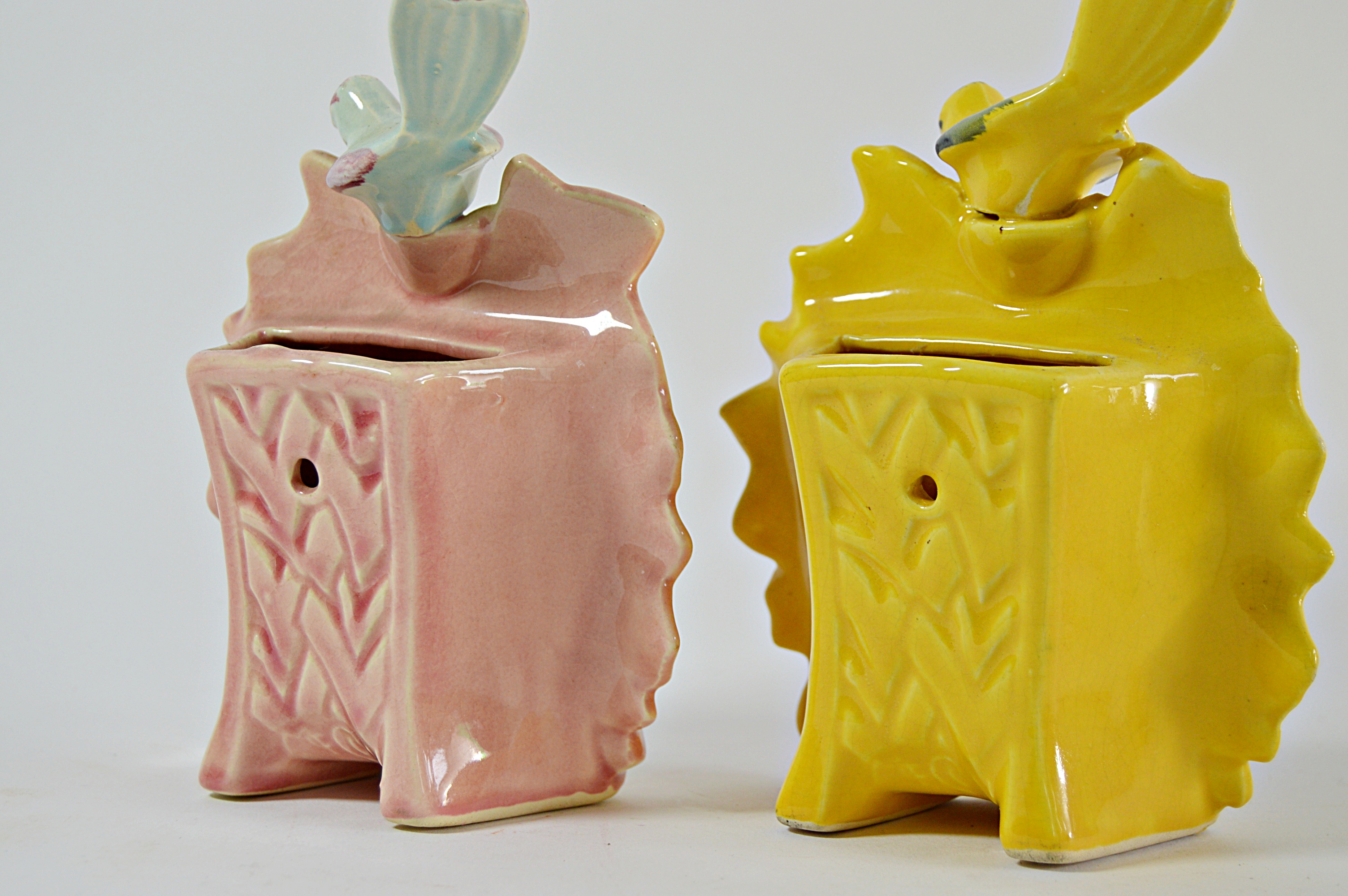 Vintage McCoy Pottery Wall Pockets