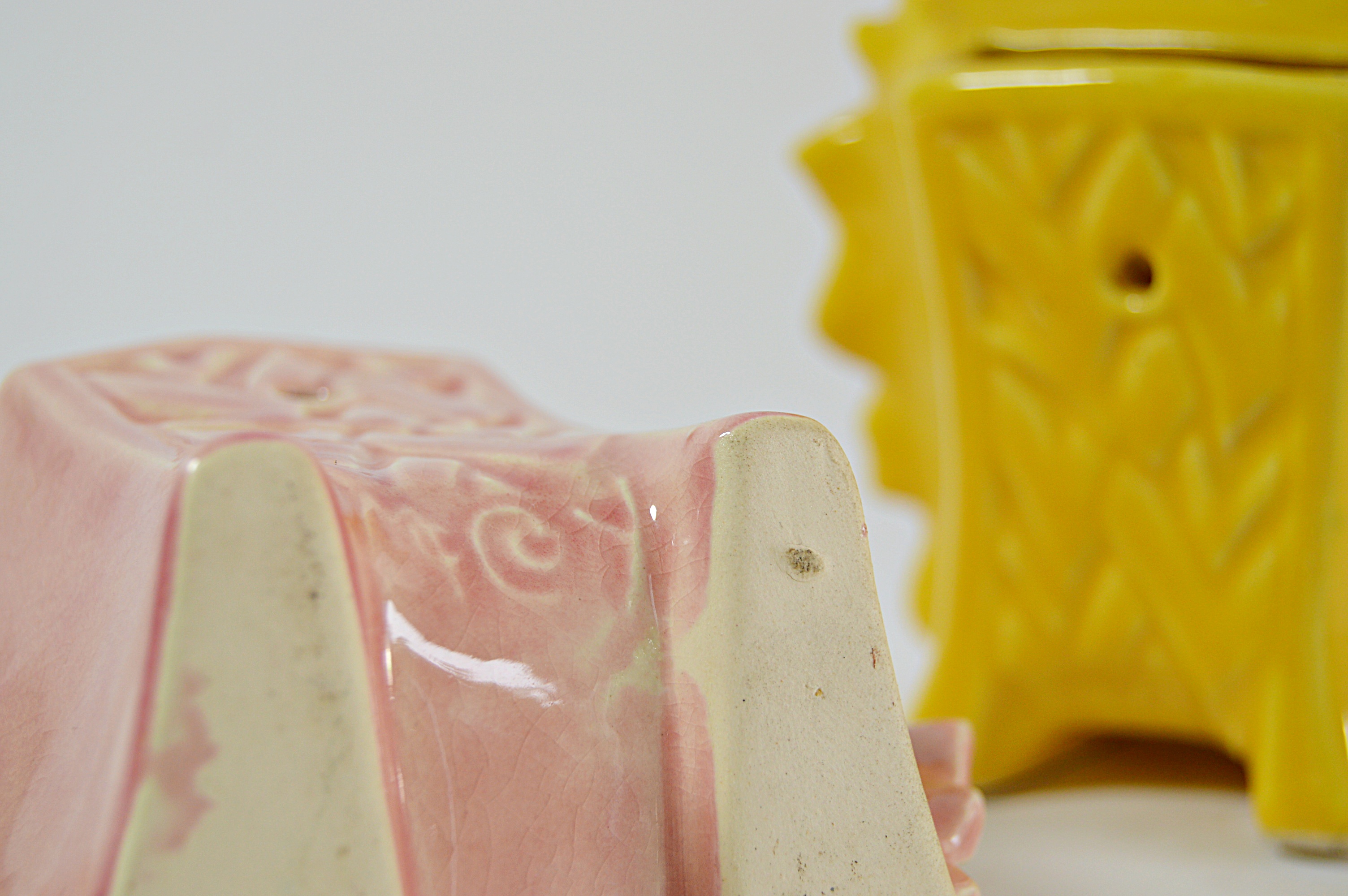 Vintage McCoy Pottery Wall Pockets