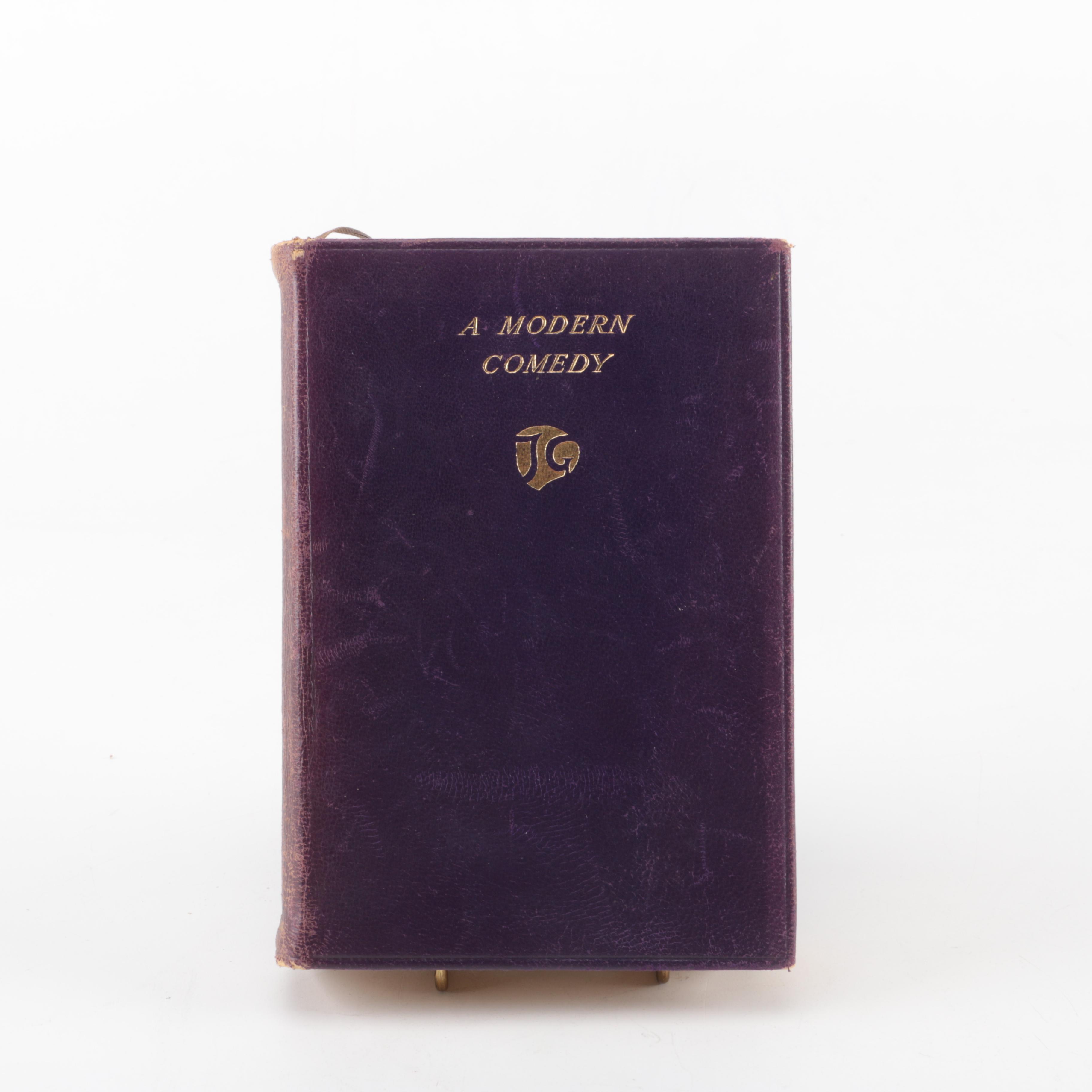 1929 "A Modern Comedy" by John Galsworthy