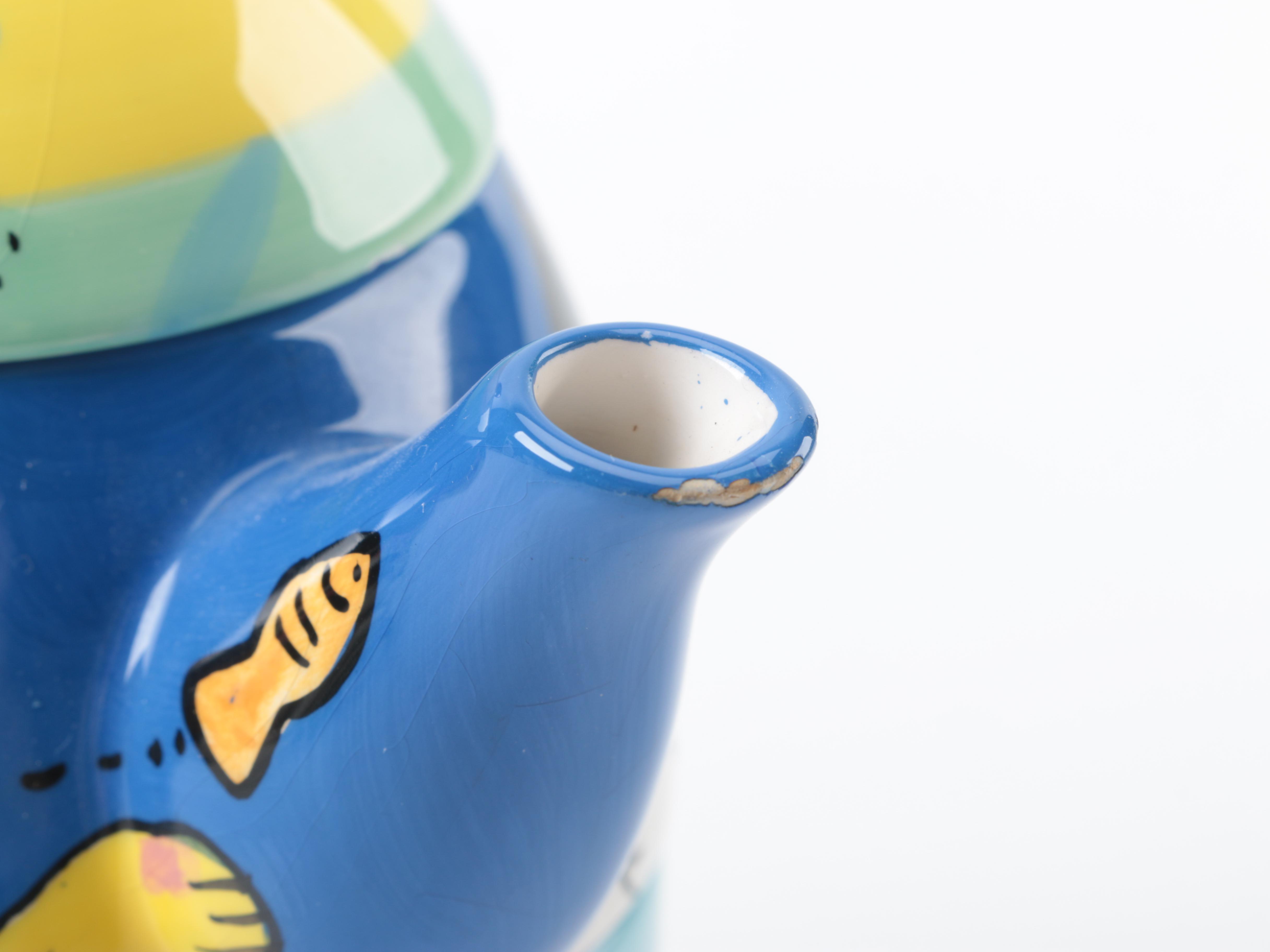 Laurel Burch and Karen Gelff Cat Earthenware