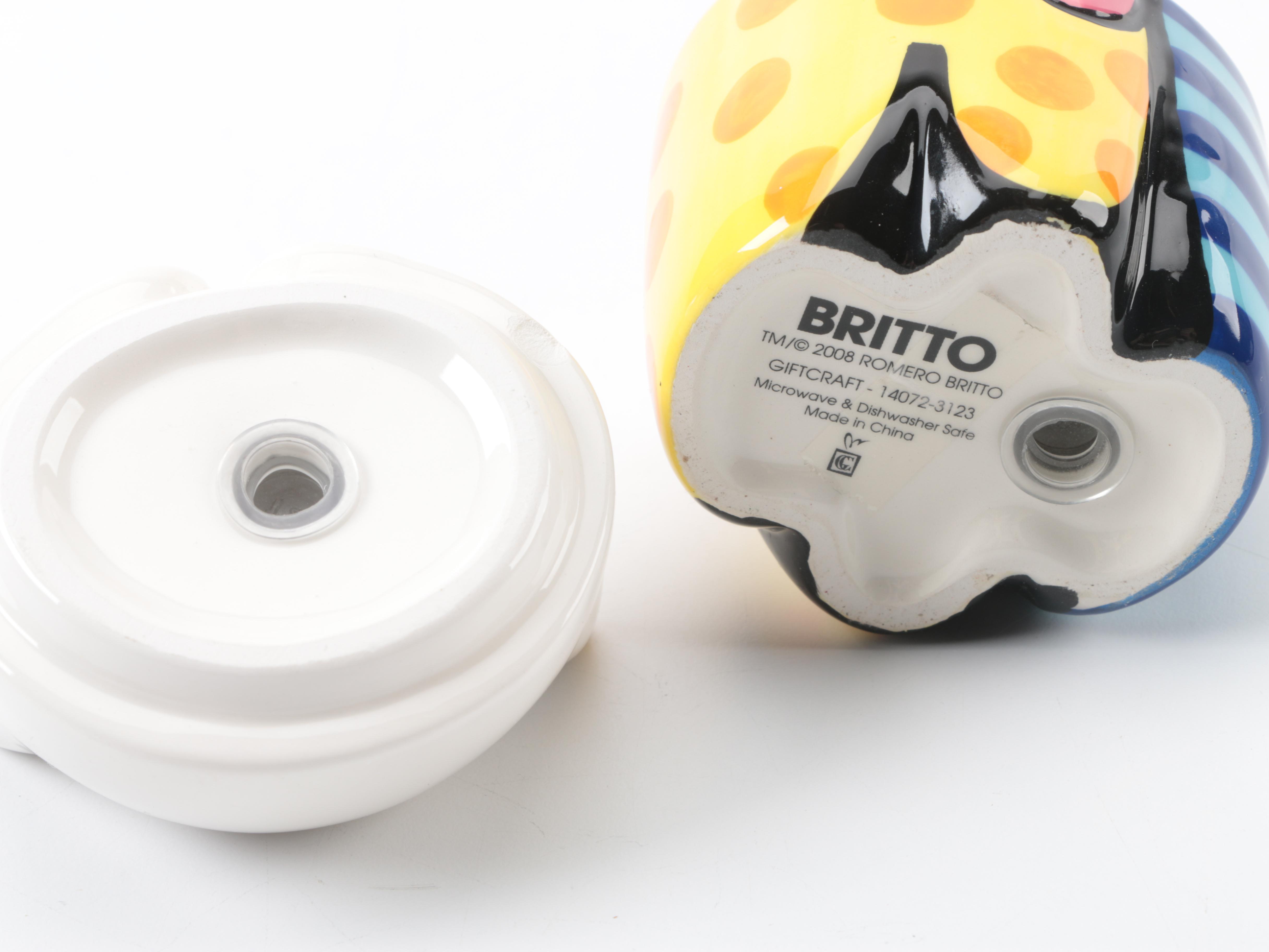 Laurel Burch and Karen Gelff Cat Earthenware