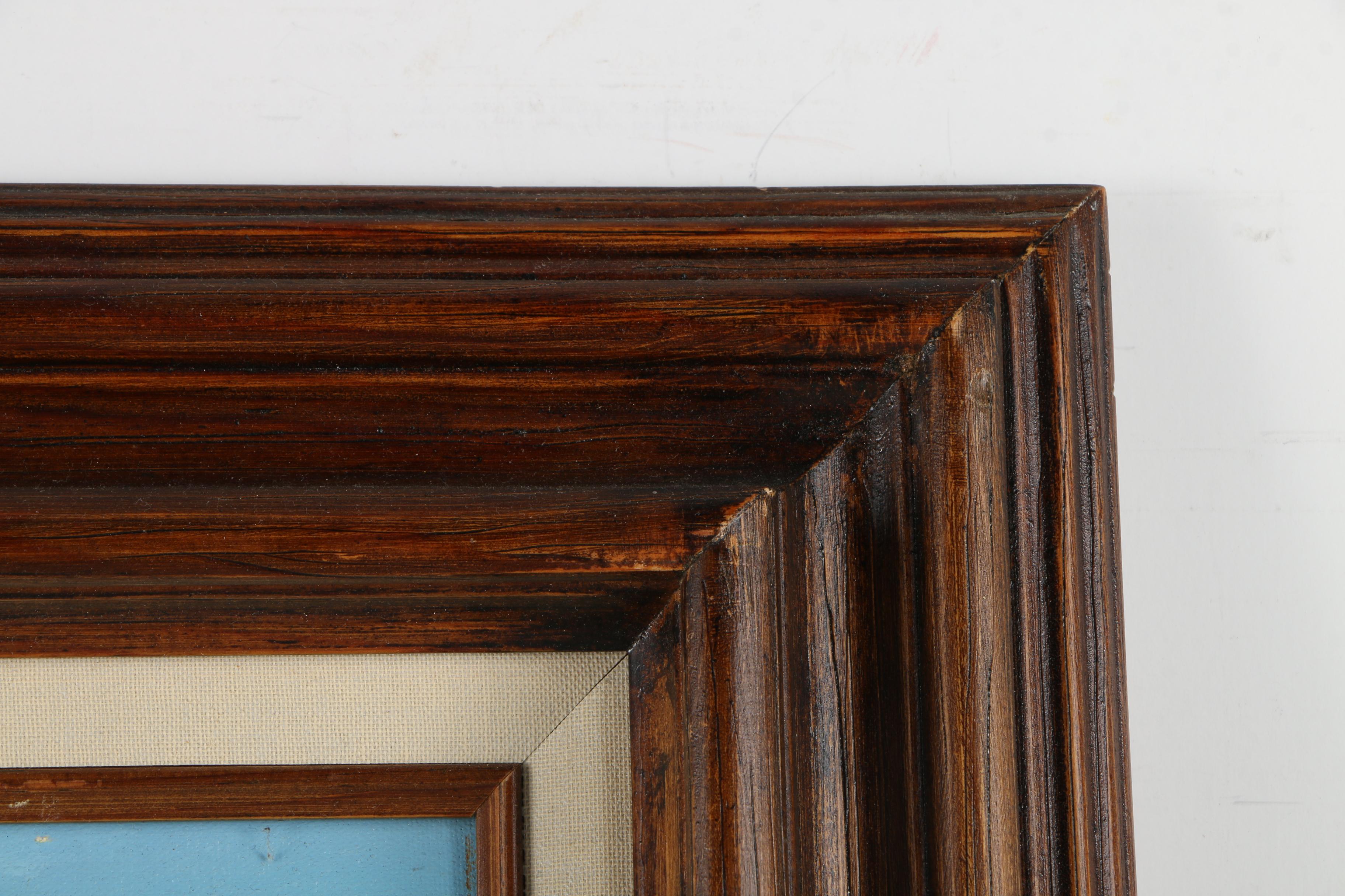 M. P. Elliott Oil Painting on Canvas of Bald Eagle