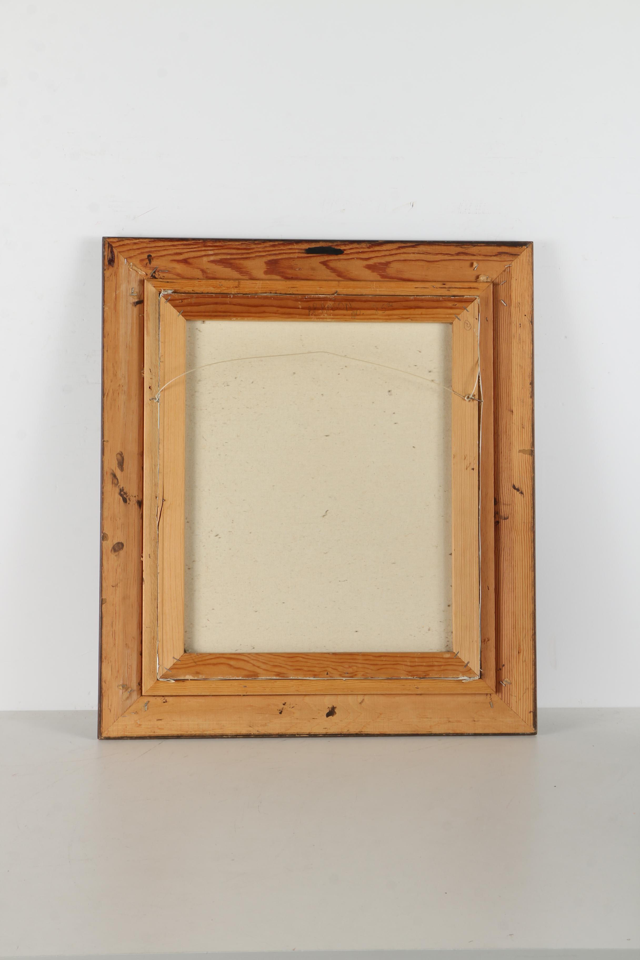 M. P. Elliott Oil Painting on Canvas of Bald Eagle