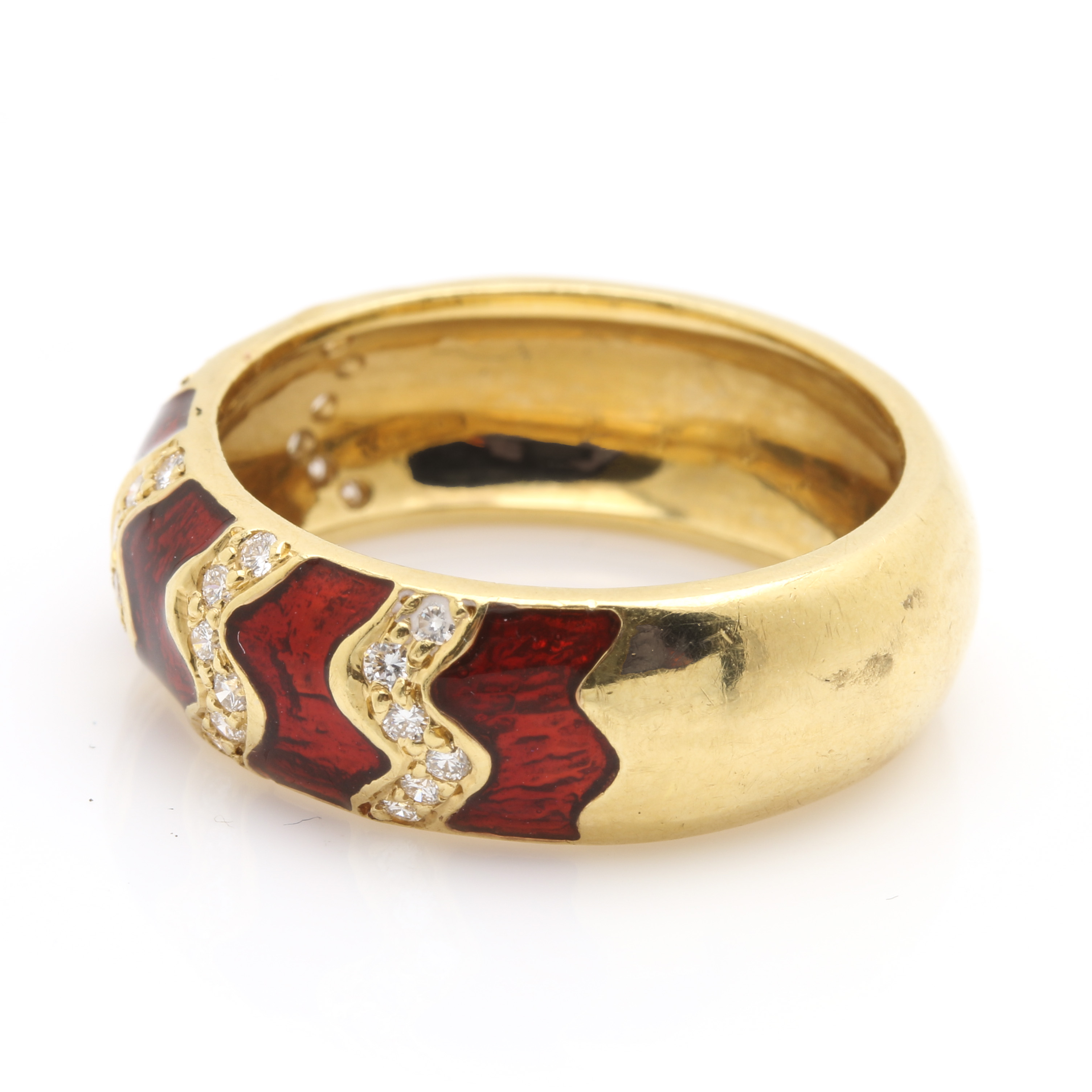 Hidalgo 18K Yellow Gold Diamond Band