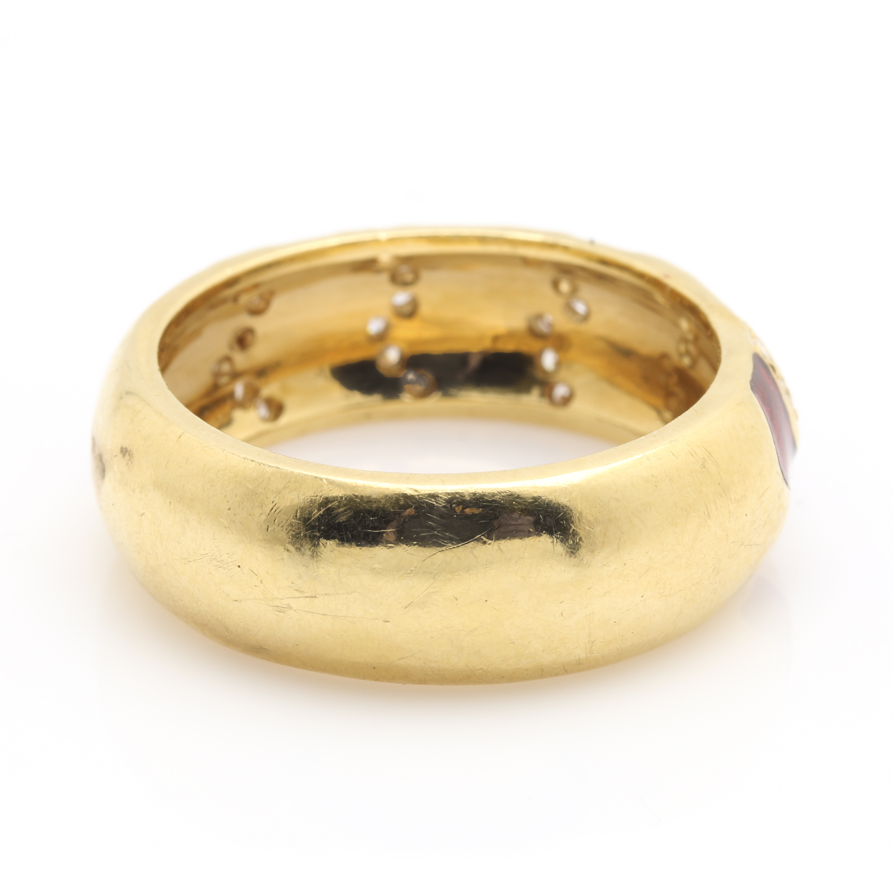 Hidalgo 18K Yellow Gold Diamond Band