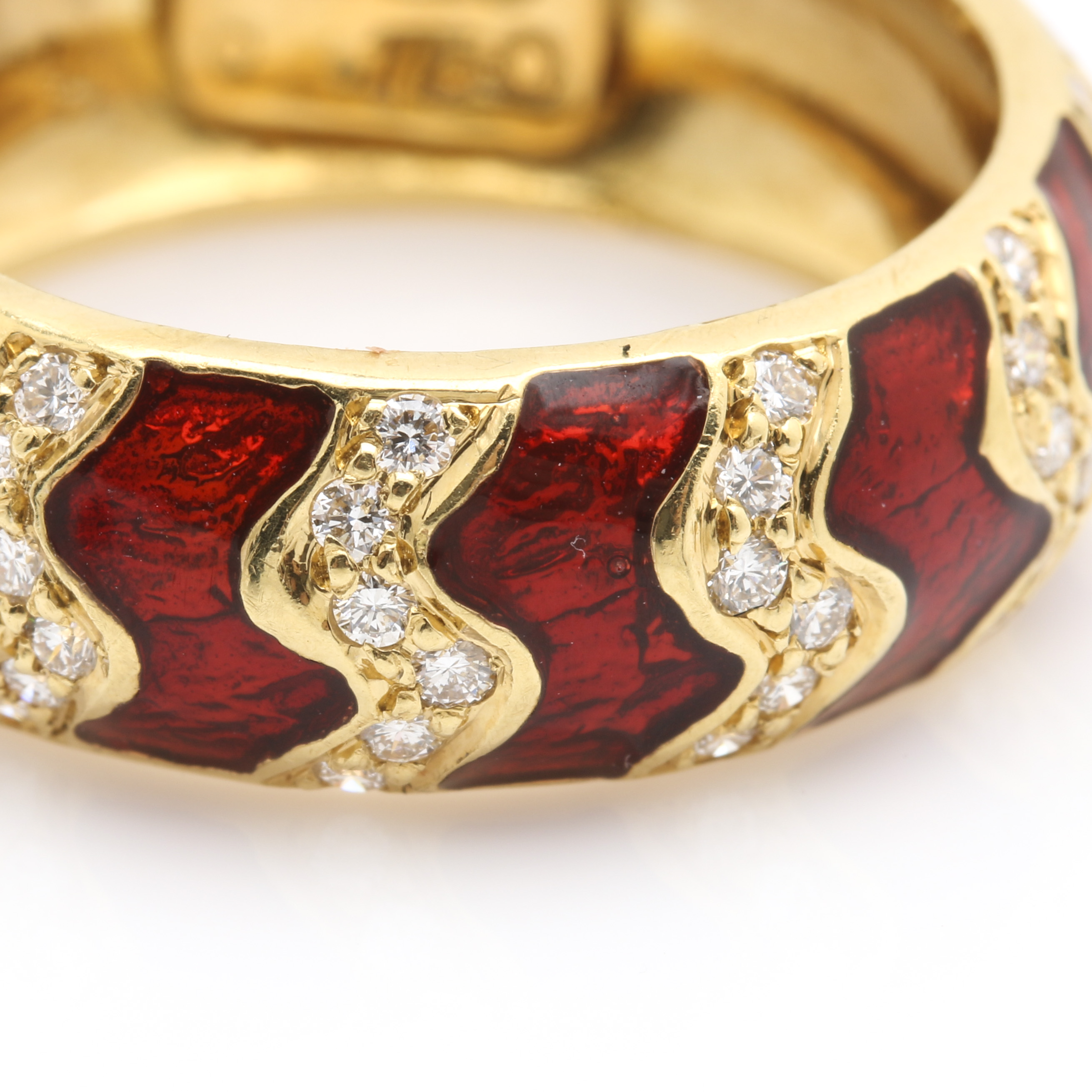 Hidalgo 18K Yellow Gold Diamond Band