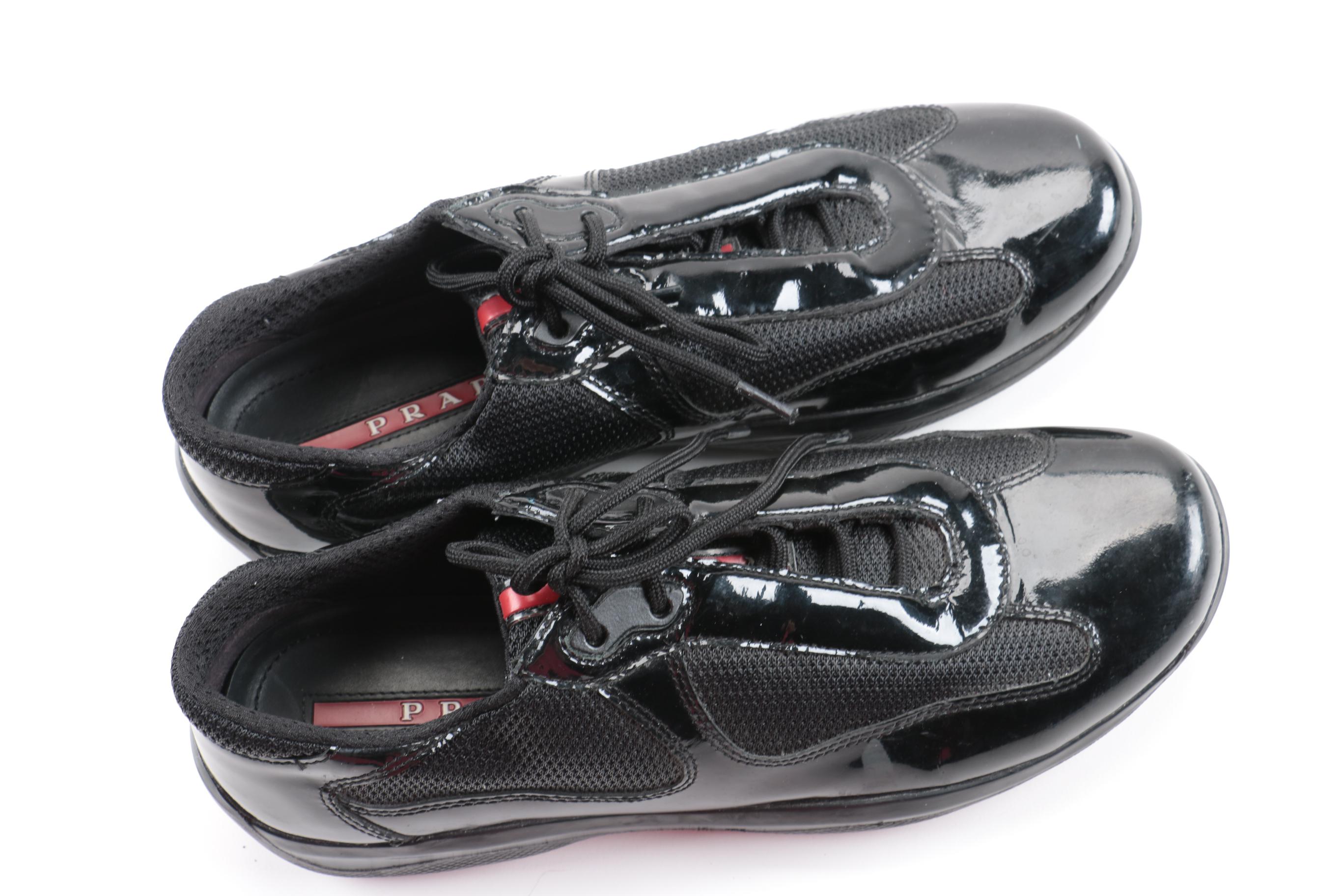 Prada Leather Sneakers