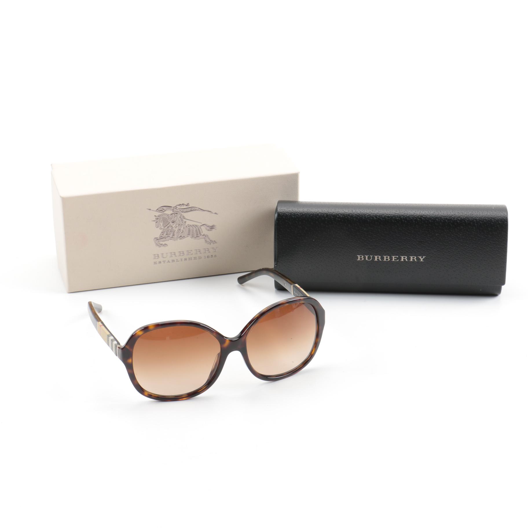 Burberry Faux Tortoise Sunglasses